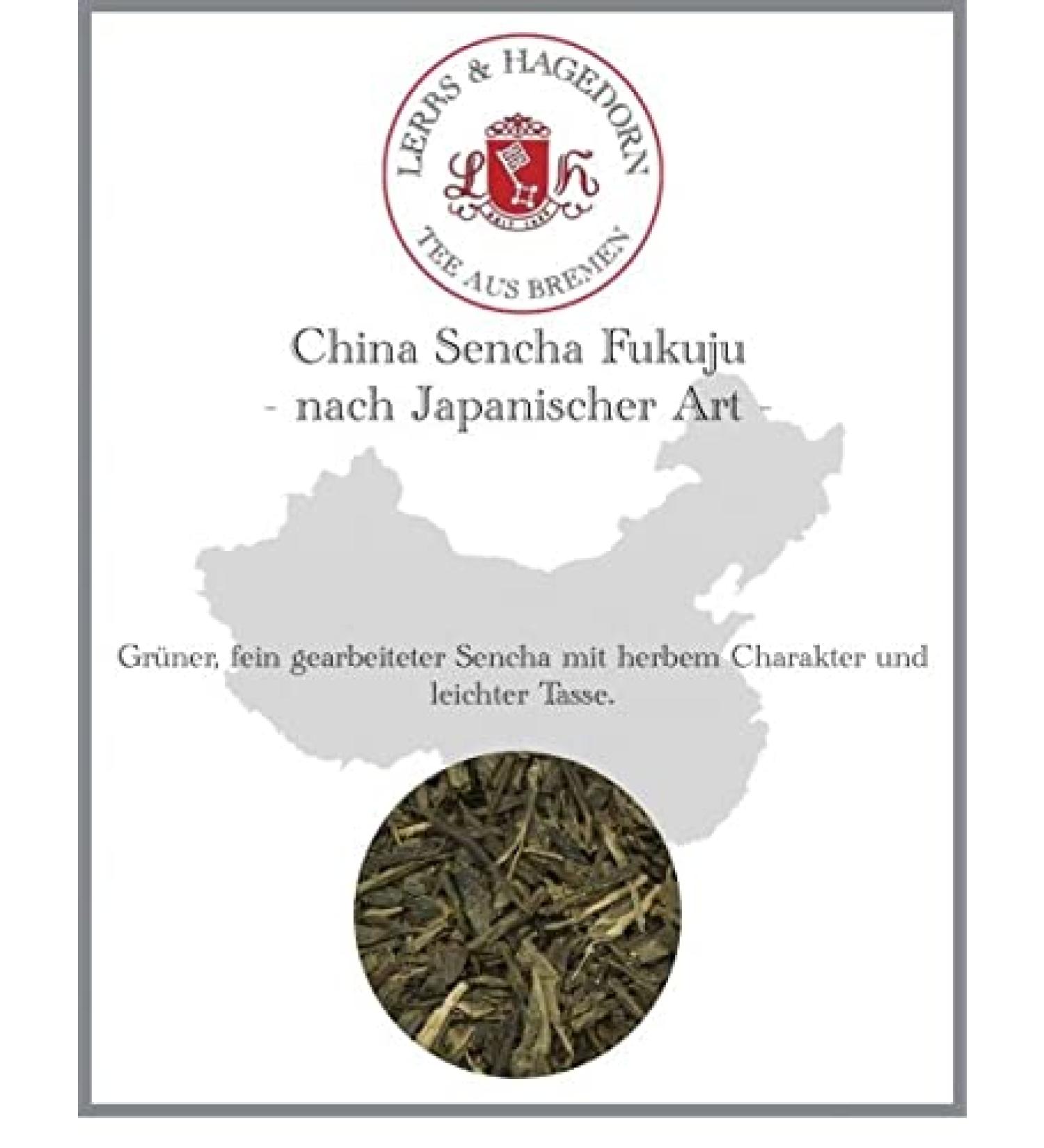  Lerbs & Hagedorn China Sencha Japanese Type Fukuju 250g - Buy Online on GoSupps.com