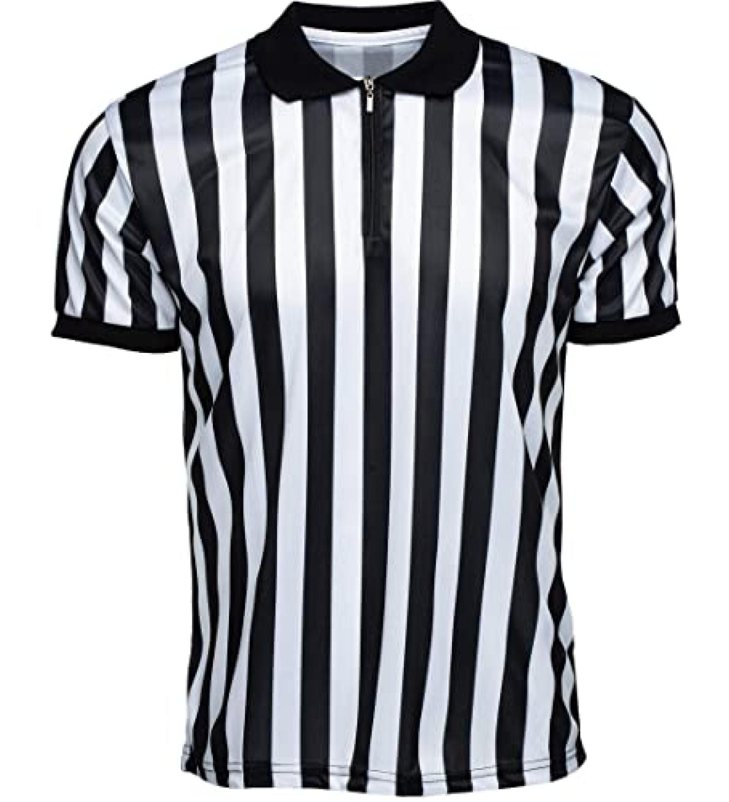 Murray Sporting Goods Mens Referee Shirt Collared | Official Mens Ref Shirt Jersey Short Sleeve - Football Halloween Costume Large - Buy Online on GoSupps.com