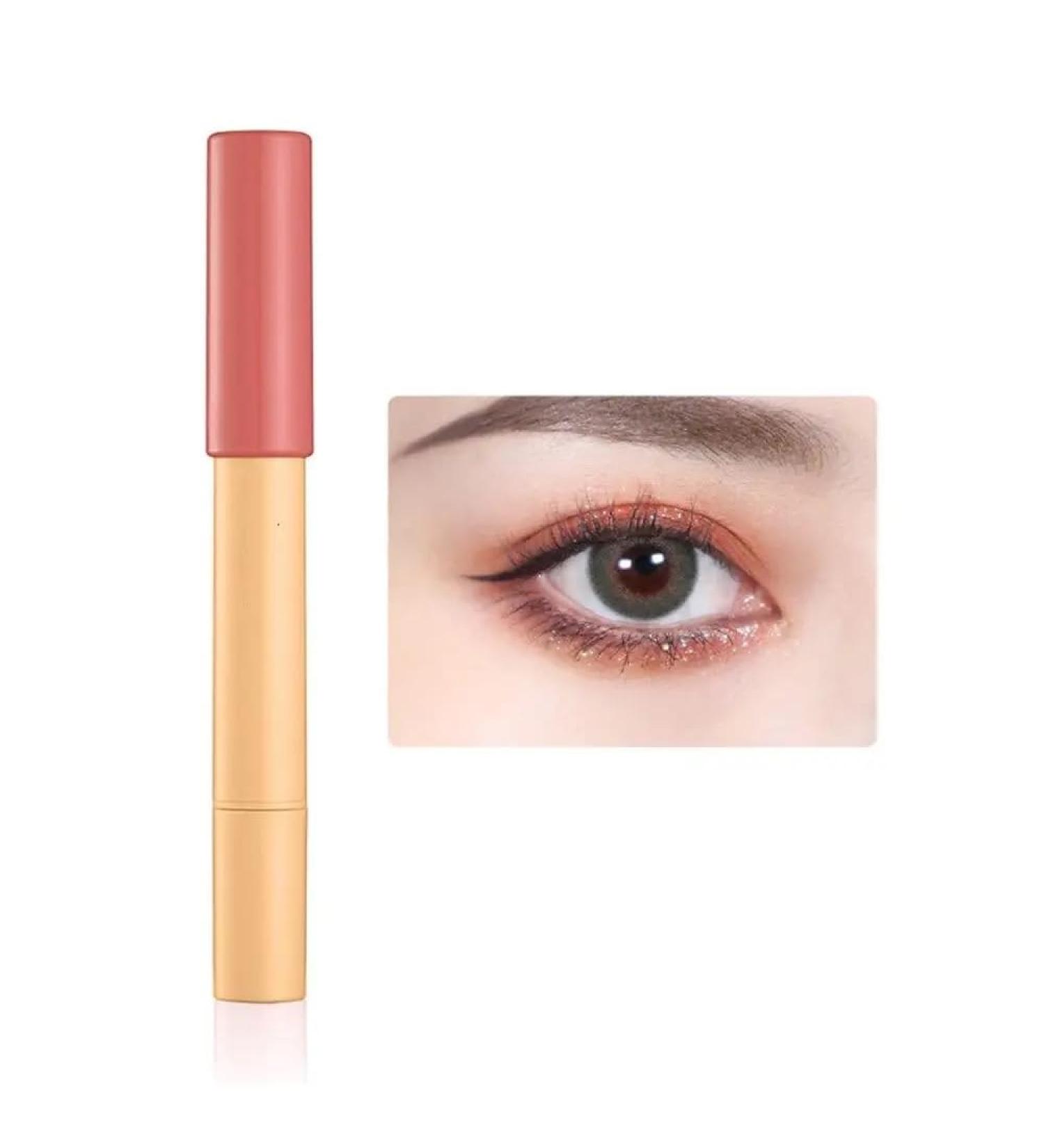 1pc Waterproof High Gloss Pearl Eye Makeup Eye Shadow Stick Shadow Lasting Makeup Shimmer Silkworm Glitter Eyes Eye Tools (Color : 03) - Buy Online on GoSupps.com
