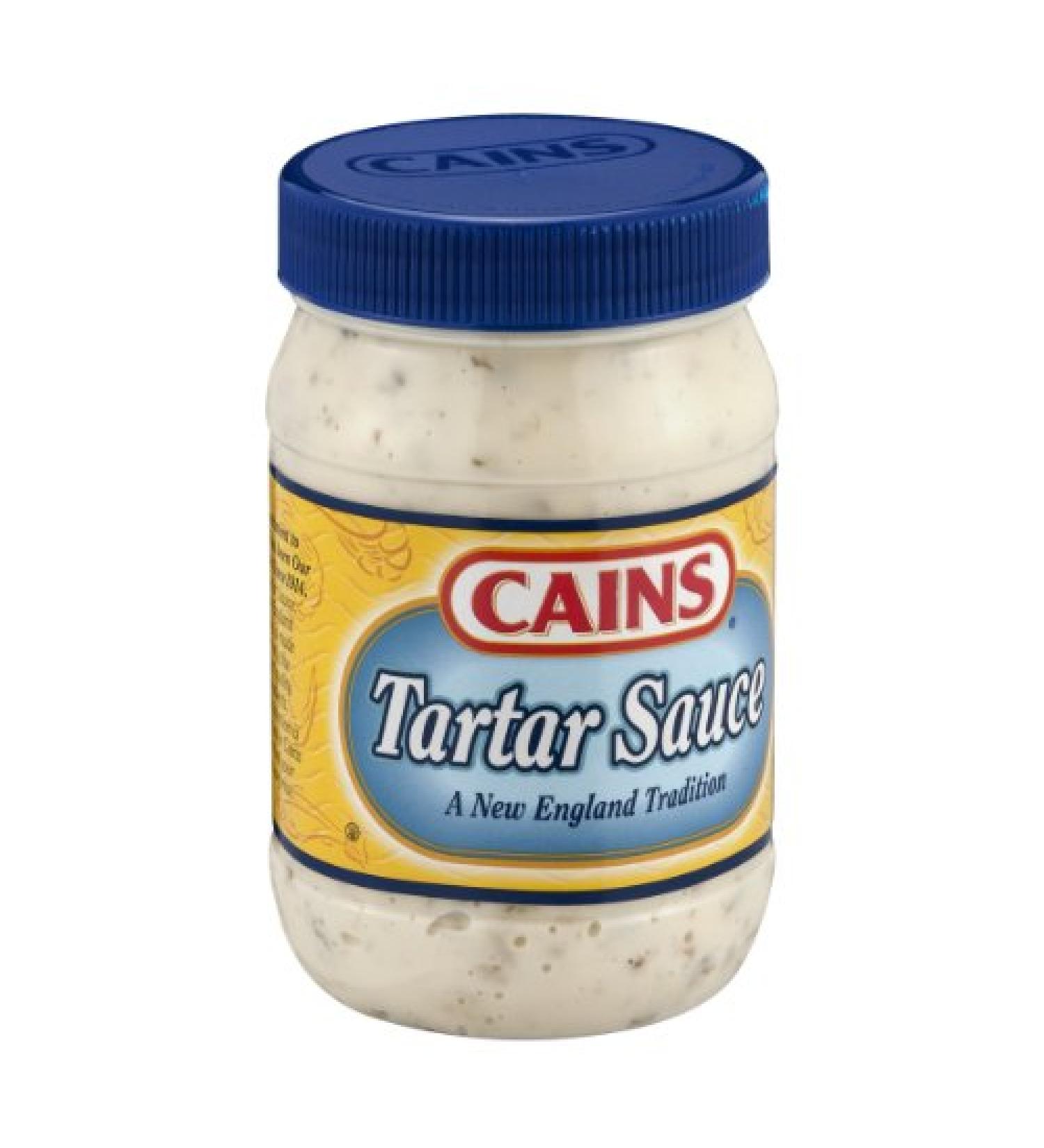 Cains Tartar Sauce 15 FL OZ Jar - Authentic American Recipe | 1-Pack 15 Fl Oz - Buy Online on GoSupps.com