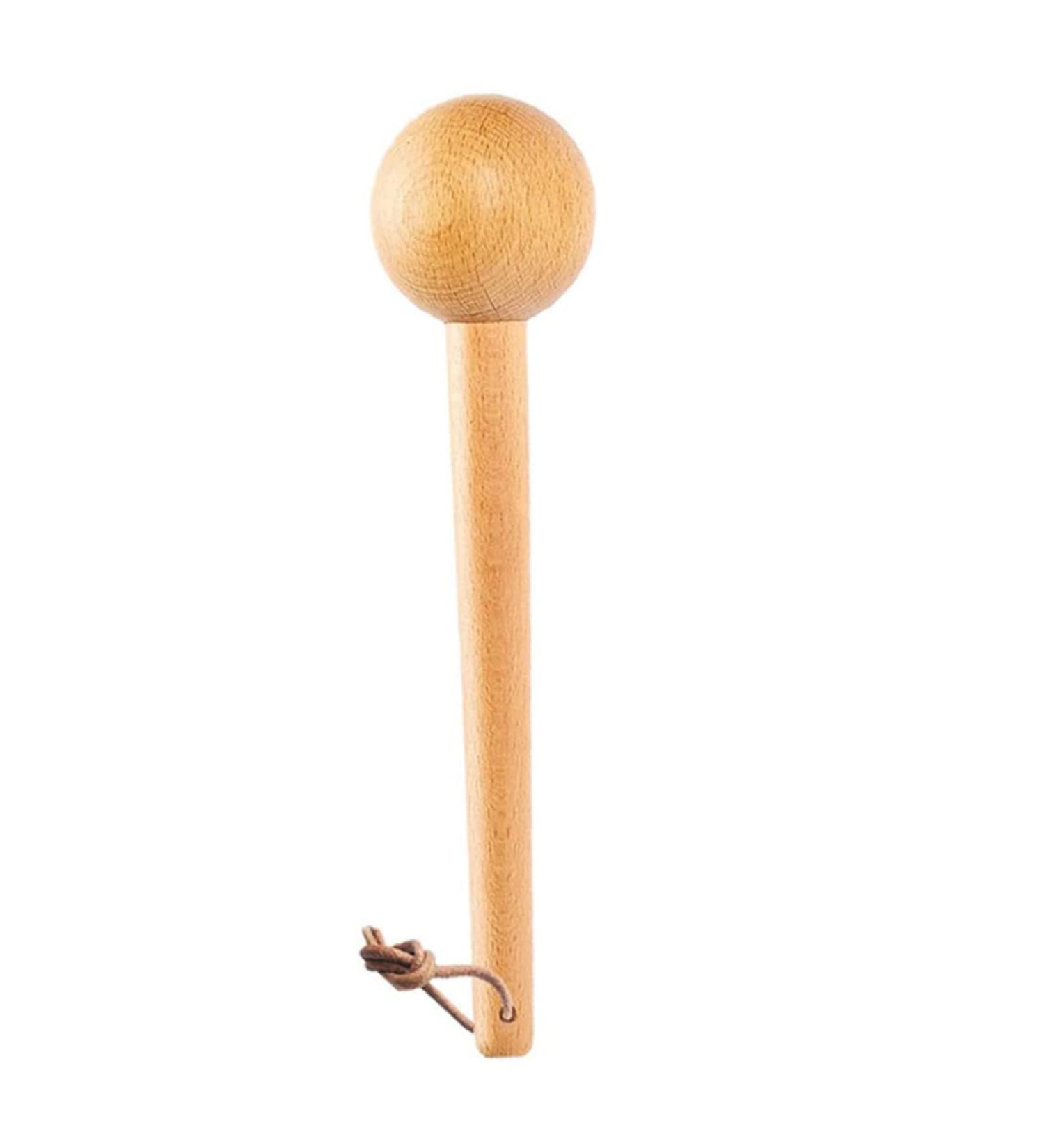 Heavy Wooden Baseball Glove Mallet - Durable 31x6.8 cm Hammer for Perfectly Shaping Gloves | Shop Internationally - Buy Online on GoSupps.com