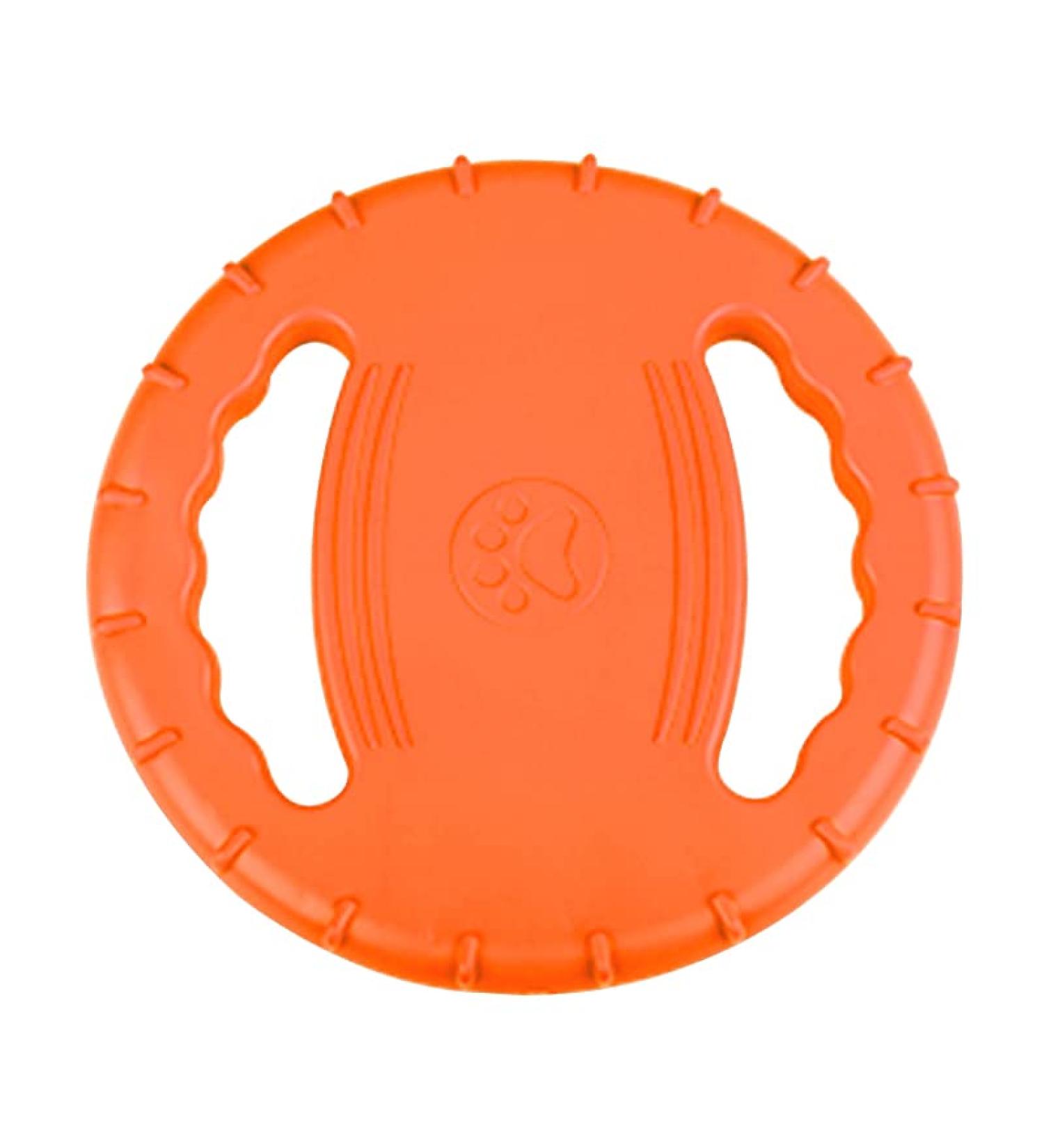 GERUI Dog Frisbee - Bite-Resistant Interactive Toy for Large & Medium Dogs | Outdoor Pet Play (Orange) - Buy Online on GoSupps.com