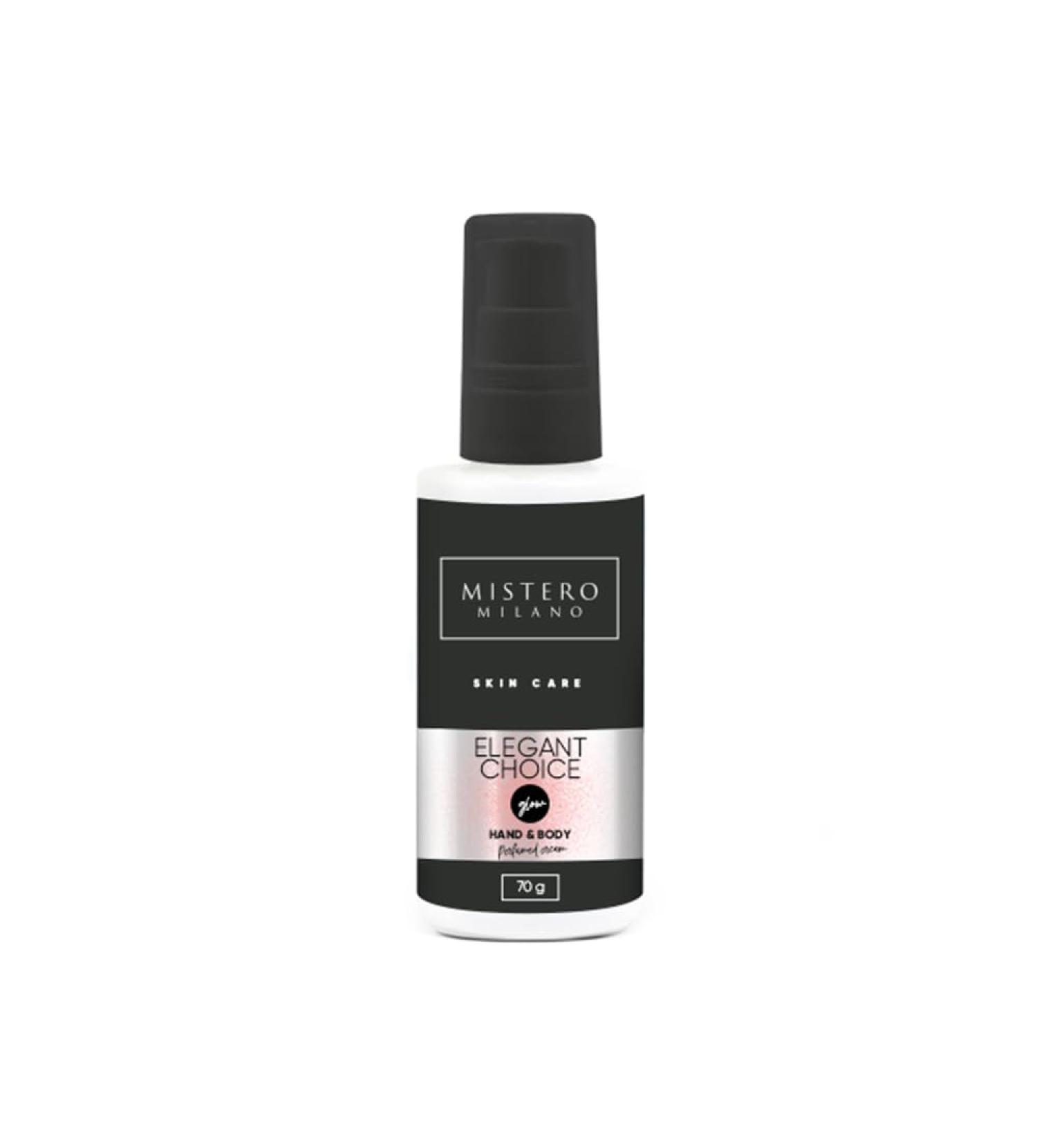 Mistero Milano Parliamented Body & Hand Cream - Intense Moisturizer with Calming Particles for Stronger Skin | 70g (Elegant Choice) - Buy Online on GoSupps.com
