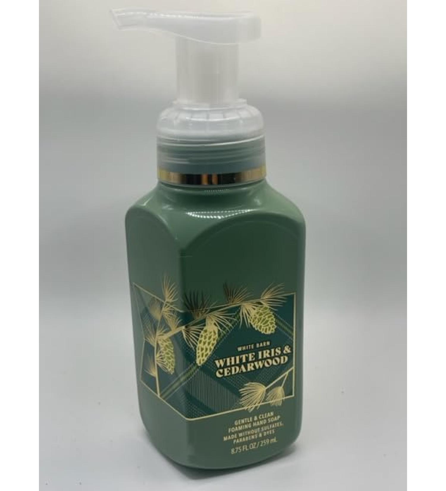 White Iris Cedarwood Gentle Foaming Hand Soap 8.75 Ounce Full Size Pump Bottle