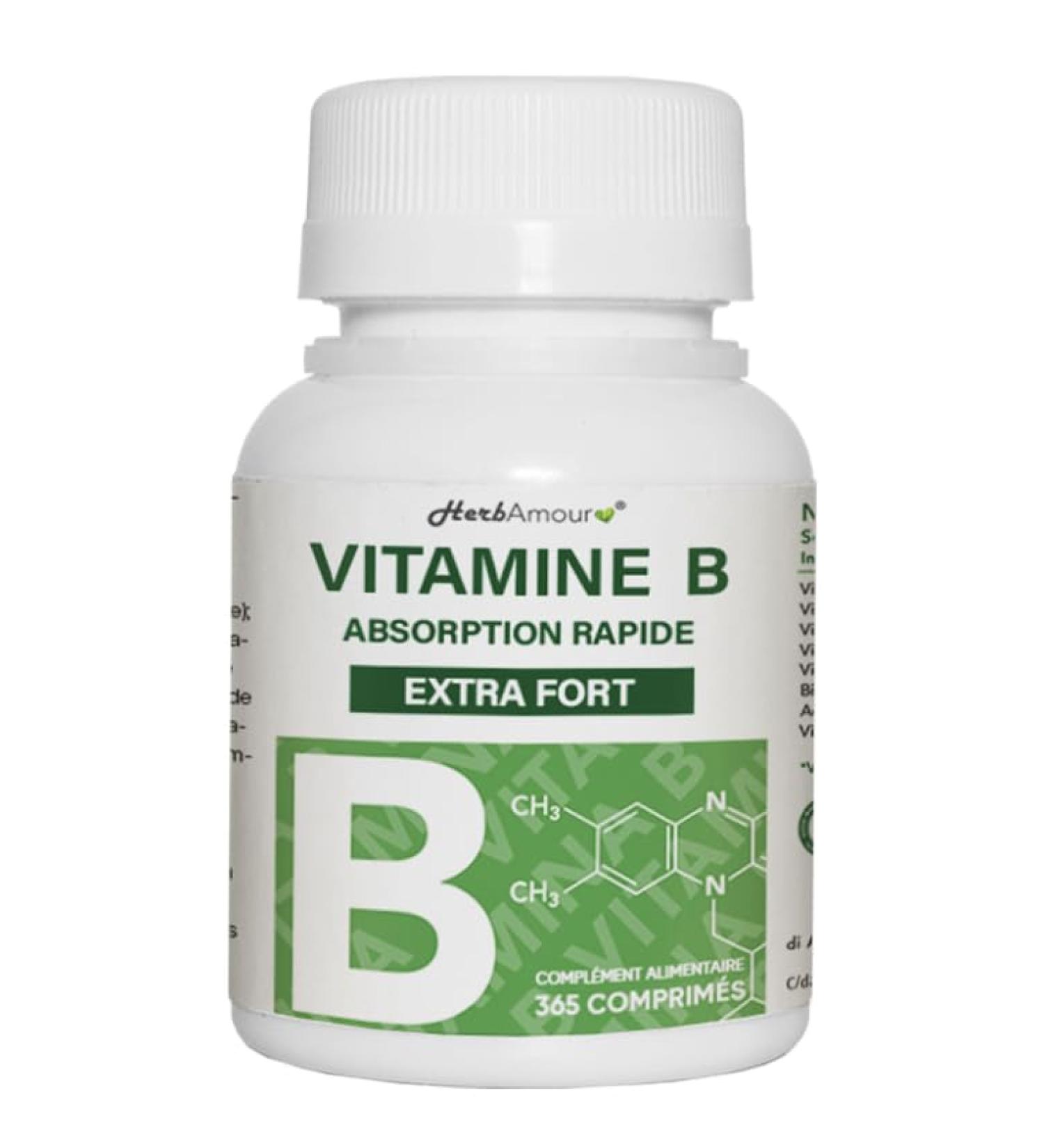 VITAMIN B EXTRA STRONG | 365 Tablets (Stock For 12 Months) | Vitamin B Complex With Vitamin B1 B2 B3 B5 B6 B12 With Biotin And Folic Acid And Vitamin B12 - Buy Online on GoSupps.com
