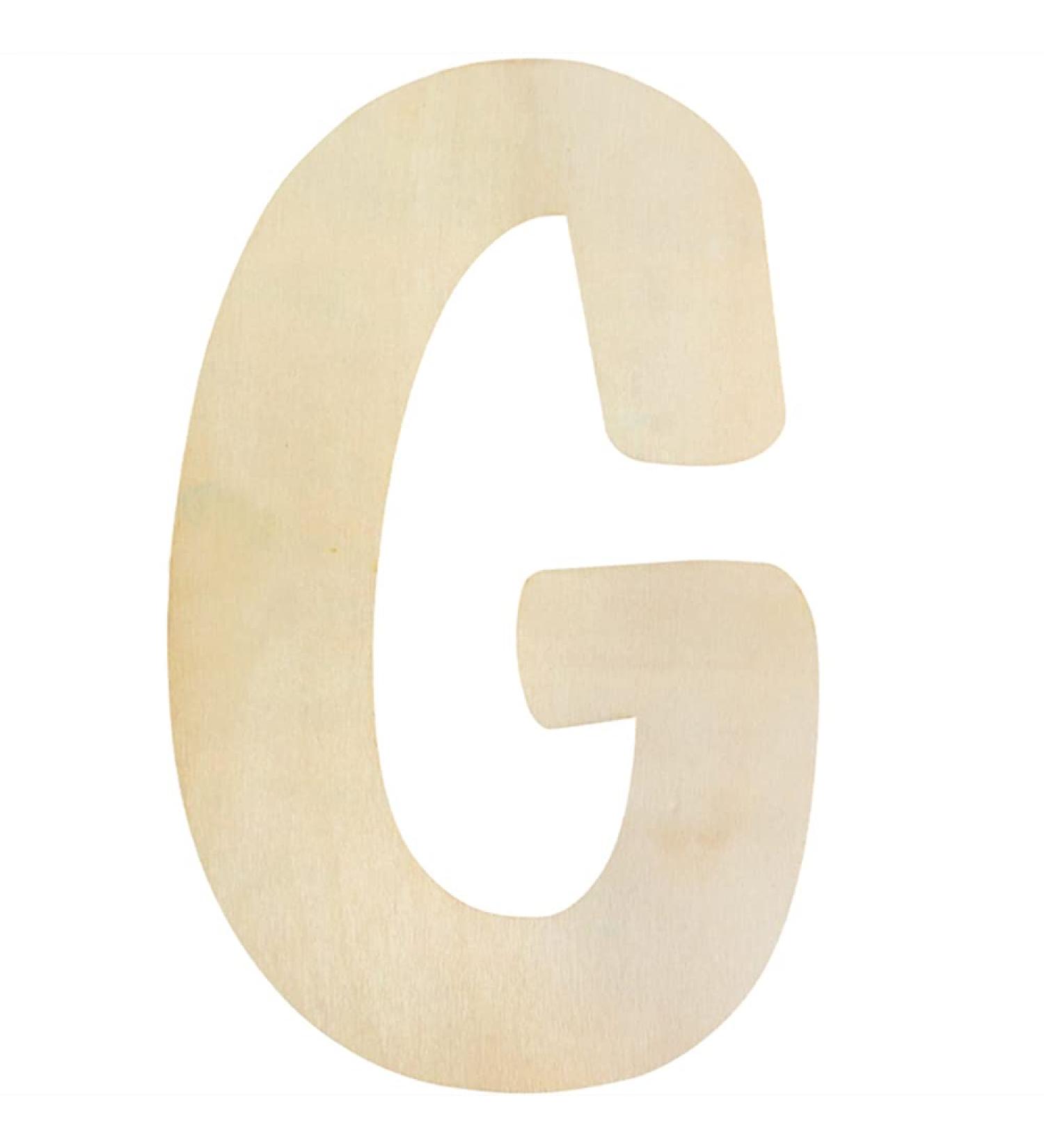 30cm Unfinished MDF Wooden Letter - Capital Alphabet for Crafts & Decor - Buy Online on GoSupps.com
