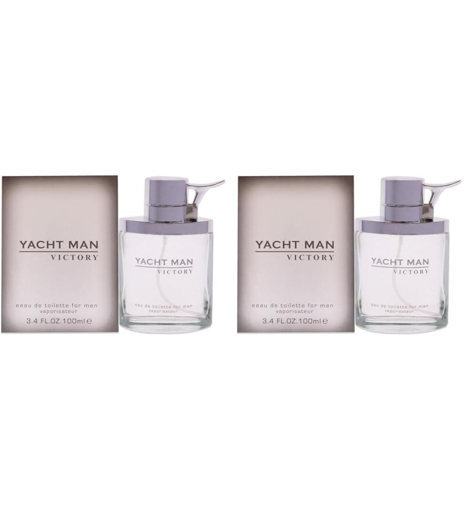 Myrurgia Yacht man victory for men - 3.4 Ounce edt spray 3.4 Ounce (Pack of 2) Modern 3.4 Fl Oz (Pack of 2)