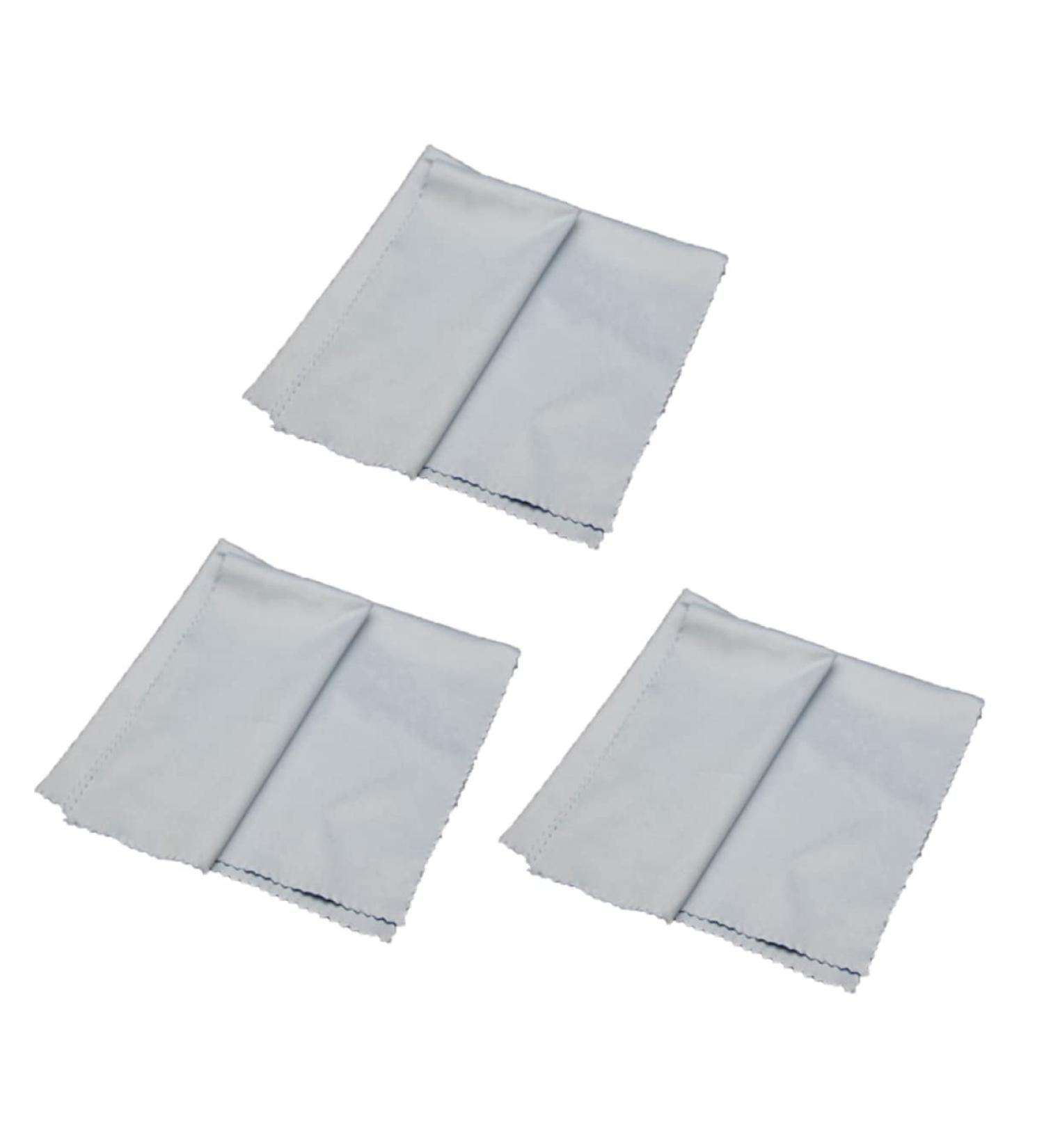 Phone Screen Cleaning Cloth Set - 3pcs Microfiber Eyeglass & Jewelry Cleaning Cloths - Soft & Effective Lens Cleaner - Buy Online on GoSupps.com