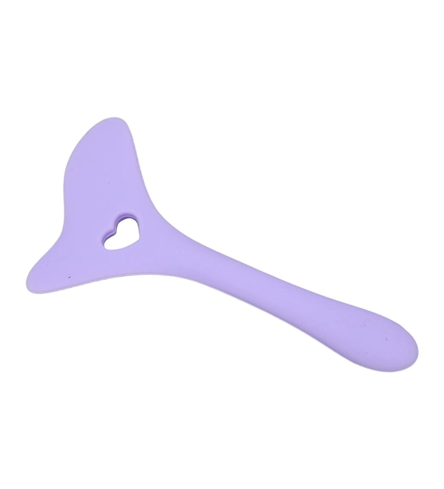 Reusable Aid with Cream Applicator Silicone Eye Makeup Tool for Drawing Eyeshadow Mascara Application - Versatile Eye Beauty Tool (Purple) - Buy Online on GoSupps.com