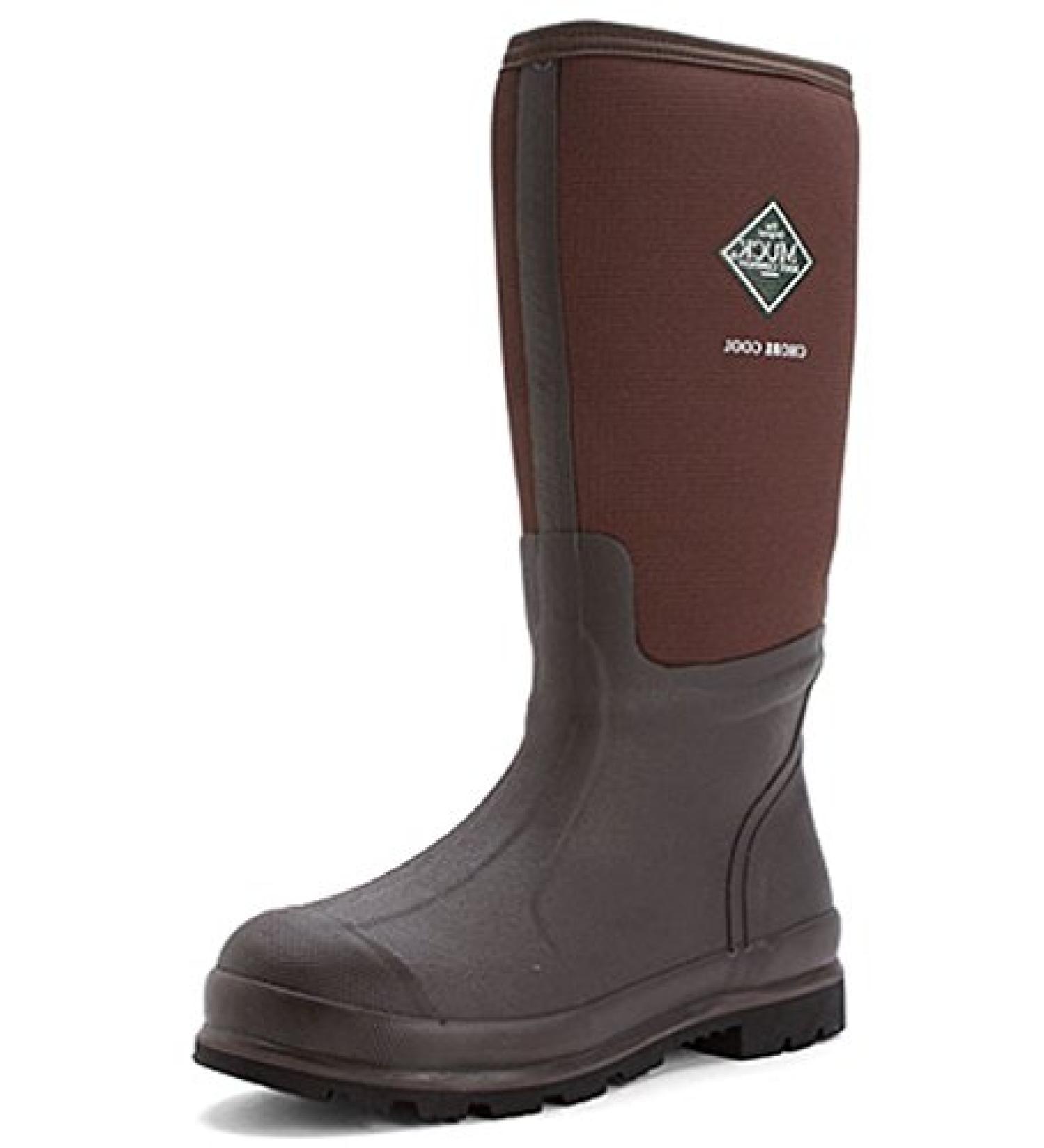 Muck Boot Men's Chore Cool Hi Work Boot Rain 12 Brown
