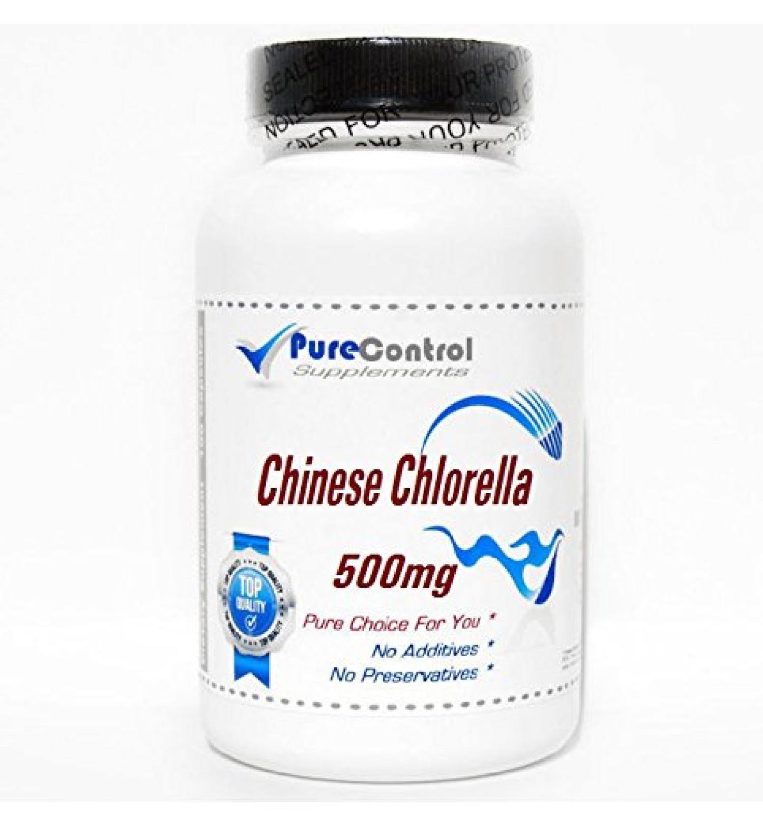 Chinese Chlorella 500mg // 100 Capsules // Pure // by PureControl Supplements