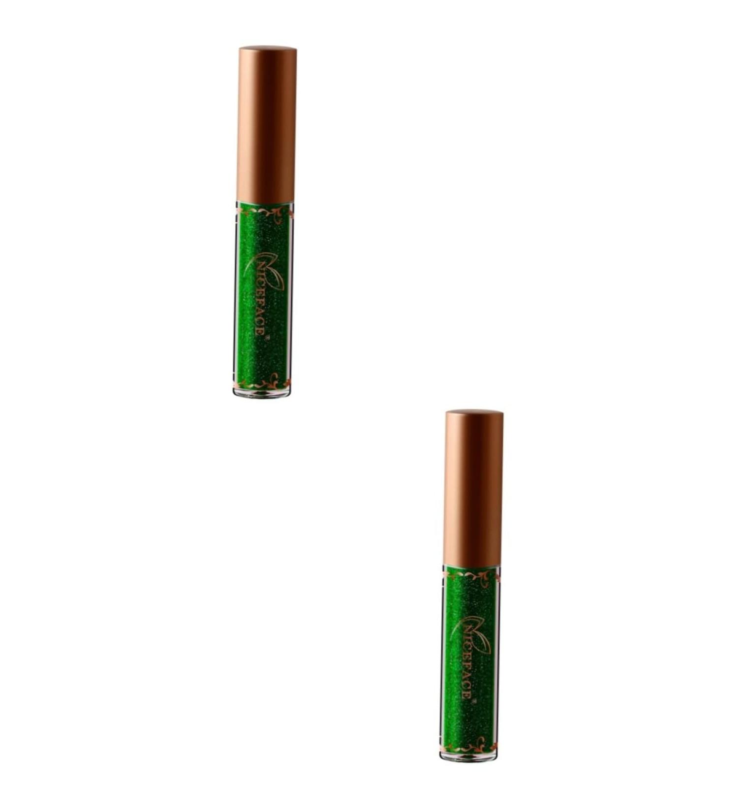 POPETPOP 2pcs Color Eyeliner Liquid Eyeshadow Glitter Women Eyeliner Eye Shadow Pearlescent Miss Set 1 count (Pack of 1) 08x2pcs - Buy Online on GoSupps.com