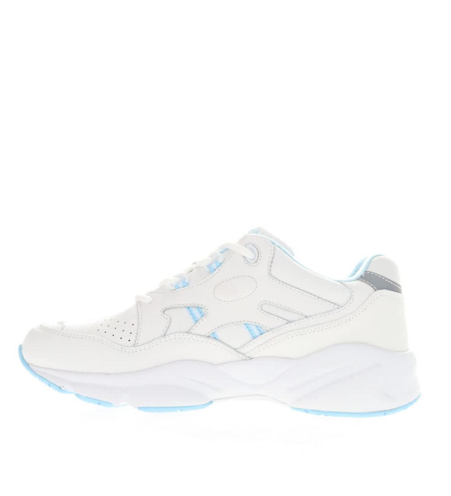Propet Stability Walker Diabetic Shoe White/Light Blue 10.5W - Medicare/HCPCS Code A5500 - Buy Online on GoSupps.com