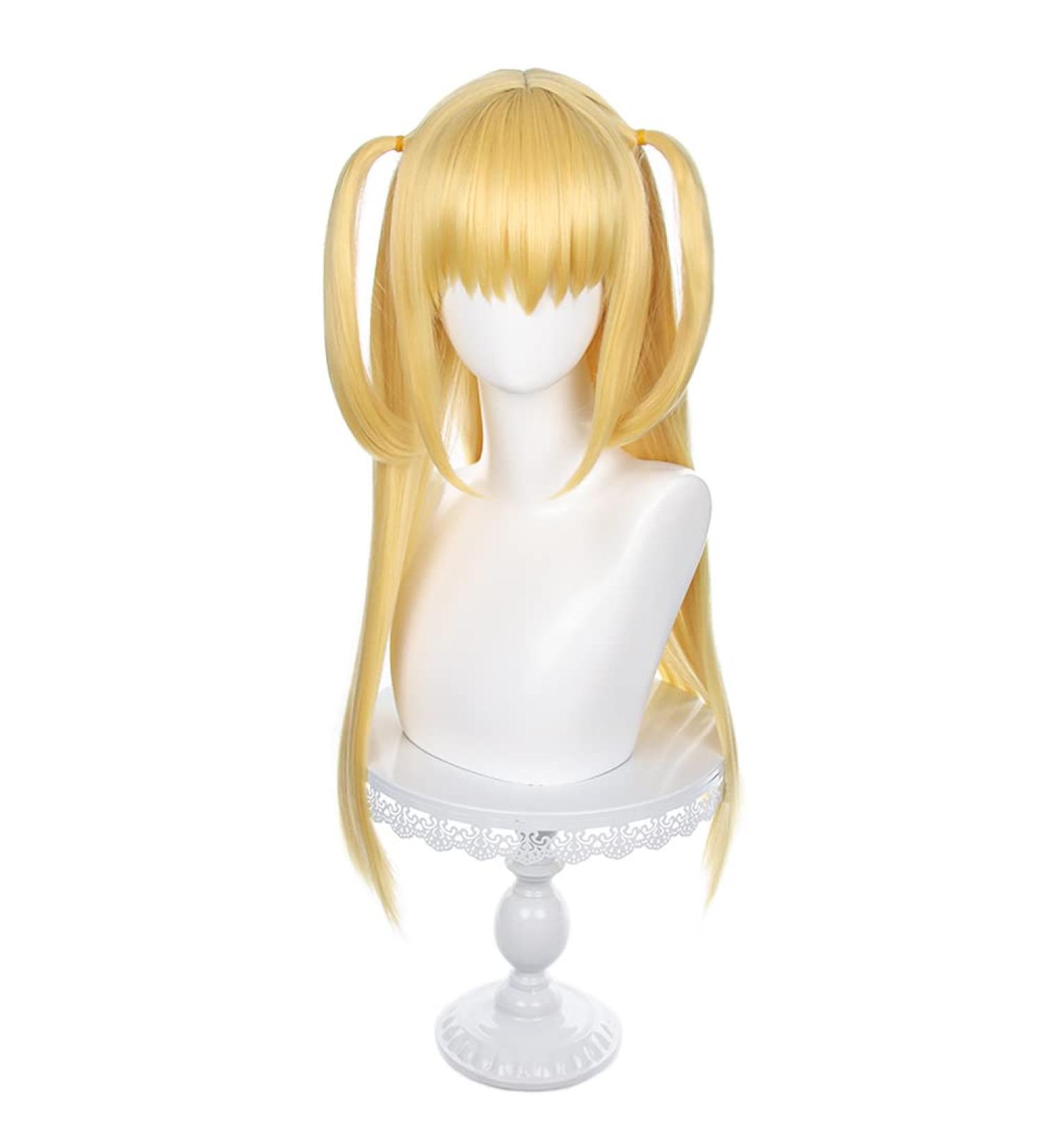 HIROAKIYA Misa Amane Wig | Death Note Cosplay Wig | 70cm Length with Wig Cap - International Shipping - Buy Online on GoSupps.com