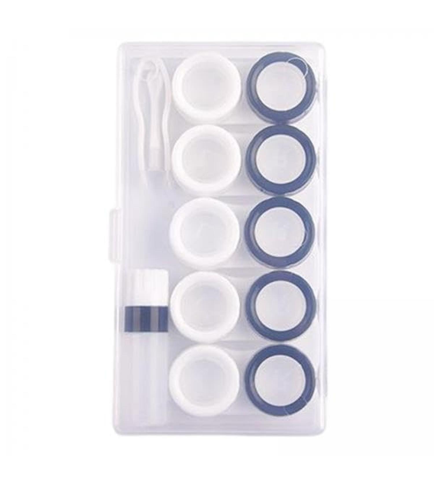 Amagogo 6x Contact Lens Containers - No Leak Travel Holder Portable Storage Box for Women & Trans | Ideal for Soaking and Travel - Buy Online on GoSupps.com