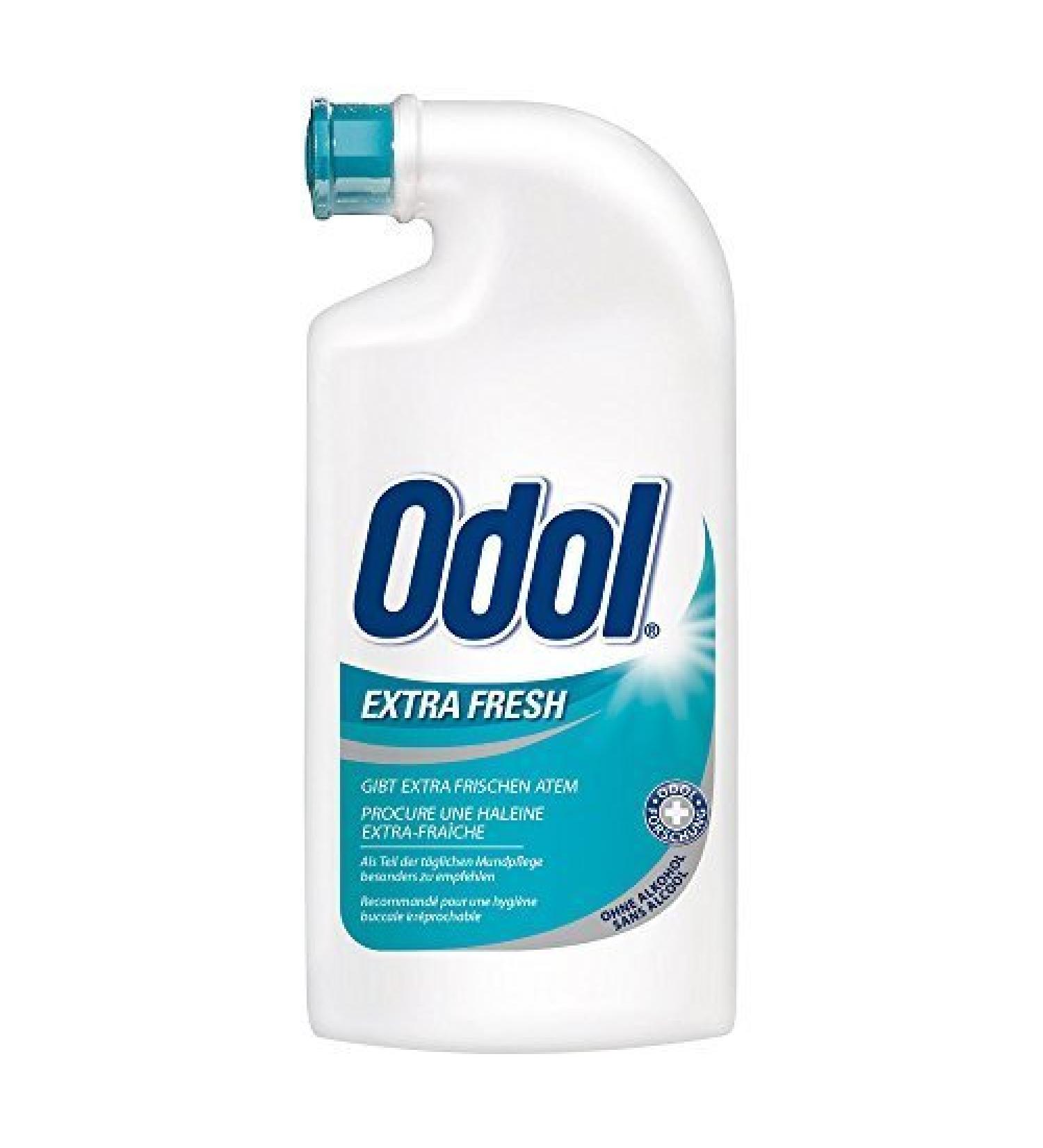 ODOL Extra Fresh - Concentrated Mouthwash (125ml / 4.25oz.ceramic bottle)