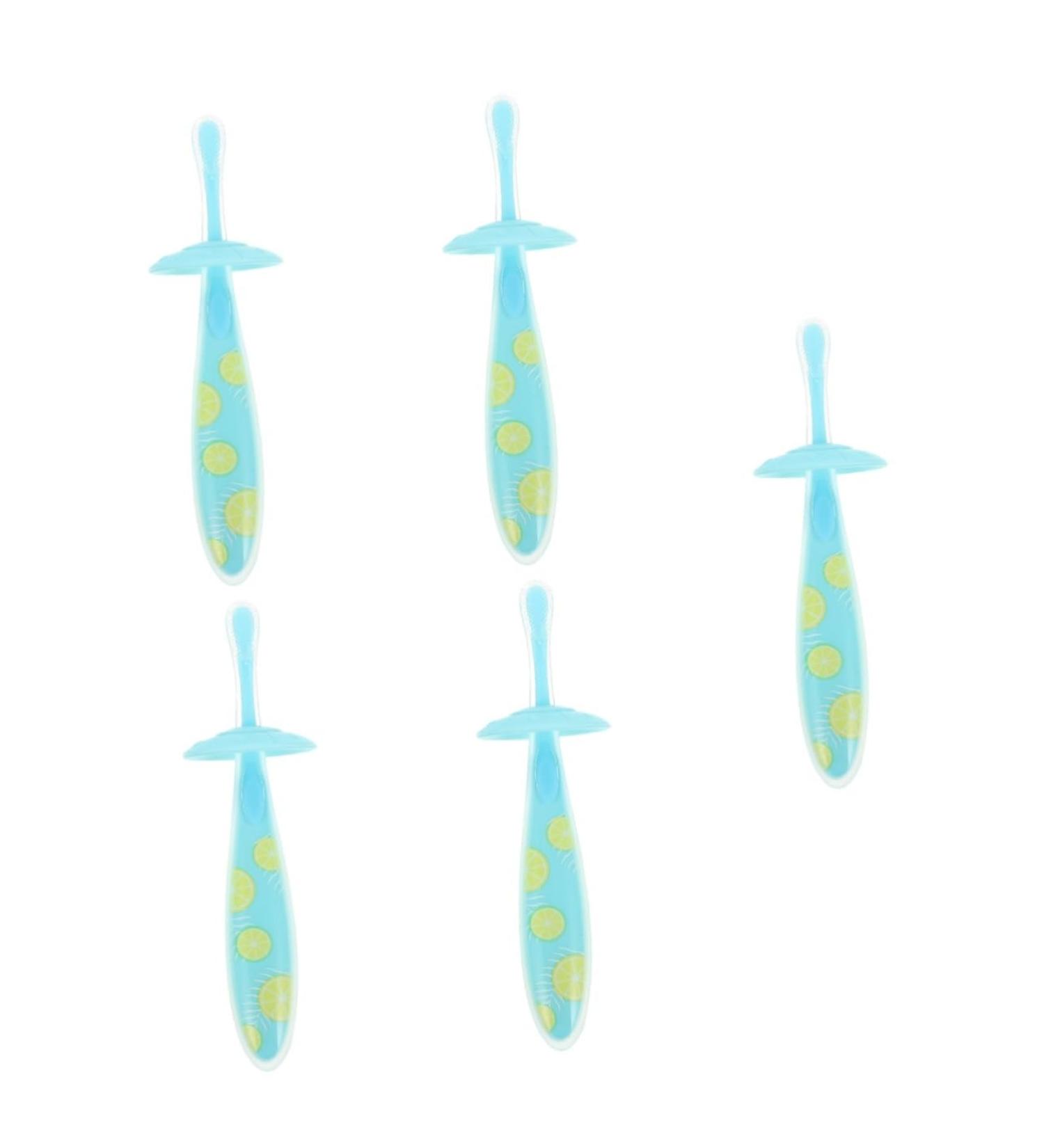 Frcolor 5-St Tool Set for Newborns - Transparent Toothbrush Shoe Belt & Baby Toys for Washing Face and Tooth Cleaning | Adjustable Manual Child Care Essentials - Buy Online on GoSupps.com