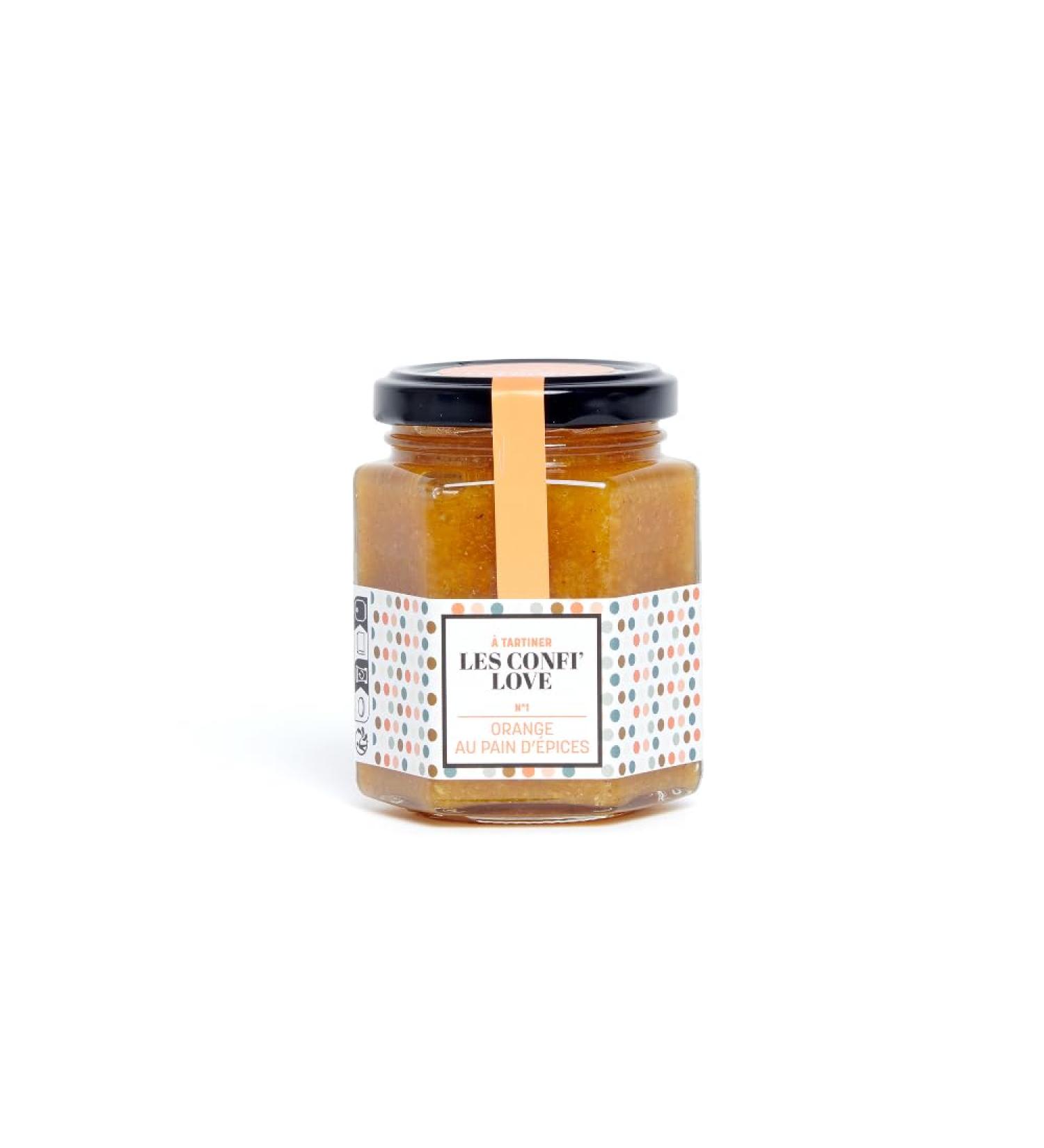 QUAI SUD Confi'Love Spread | 210G | Gingerbread Orange