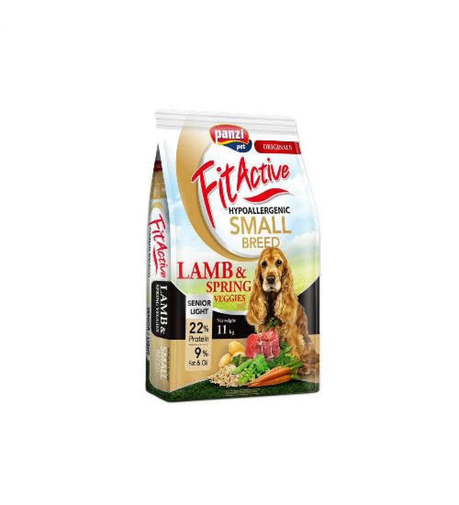 FitActive - Dog Food - Hypoallergenic Formula without Chicken - Senior/Light - Small Breeds - 11kg - Buy Online on GoSupps.com