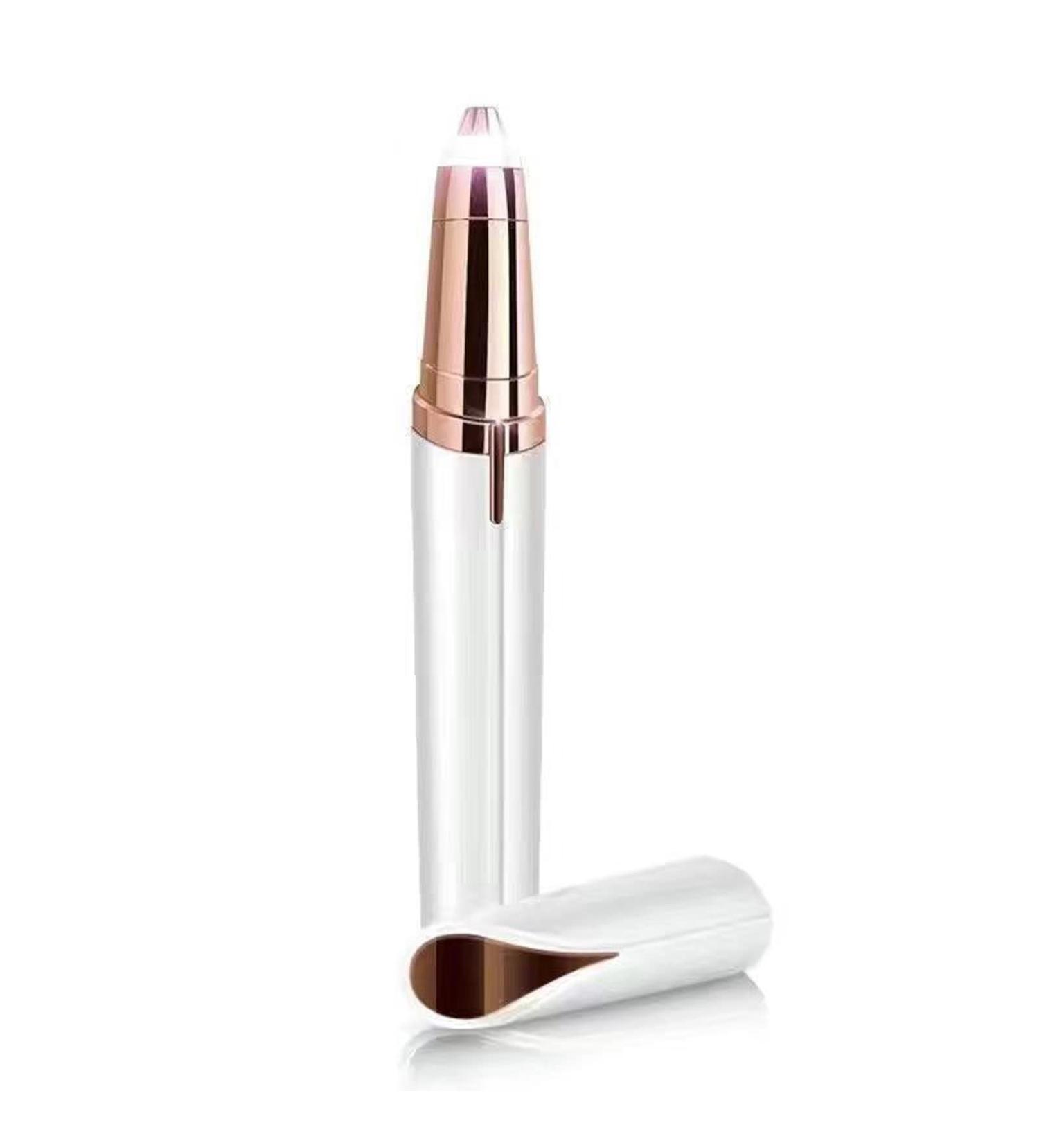 Women's Eyebrow Trimmer & Facial Hair Remover - Pain-Free Electric Razor for Body & Face - White - Buy Online on GoSupps.com