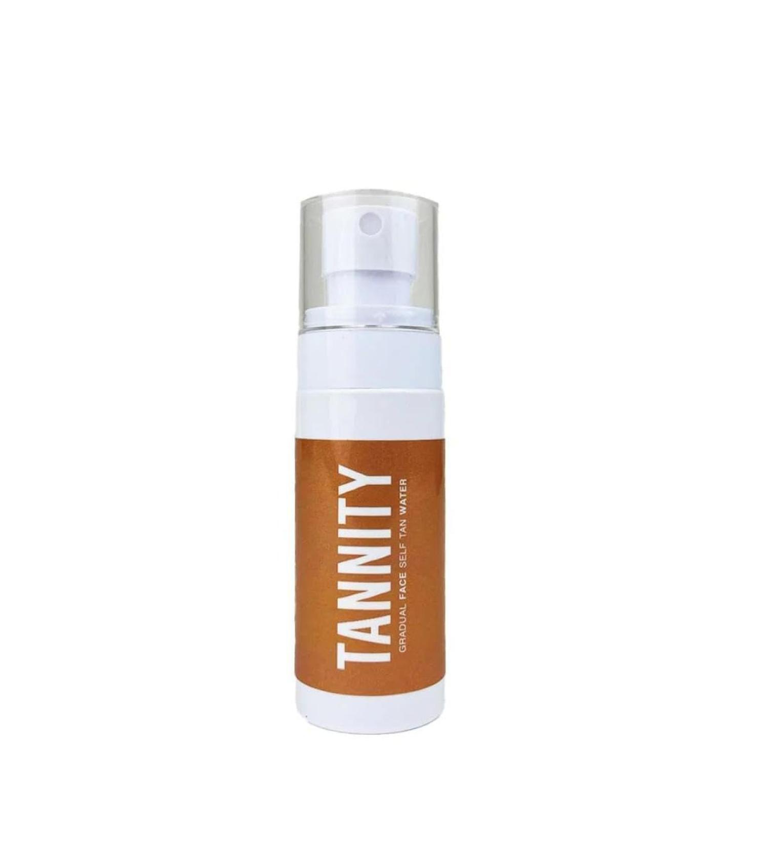 Tannity Tannity Gradual Facial Self Tanning | Facial Self Tanning Water | With Vitamins C and D | Moisturizing | Maintains Tan | Cruelty Free | Paraben Free | Vegan | 99% Natural Ingredients | 50ml