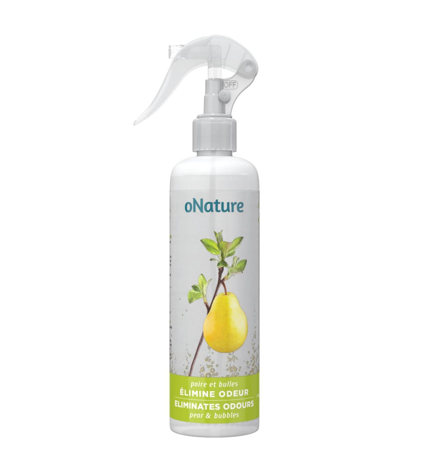 oNature Fabric Refresher Spray Water Mist for Linen Made with Natural Ingredients (Pear & Bubbles Aroma 250 ml) Pear & Bubbles 250 ml (Pack of 1) - Buy Online on GoSupps.com