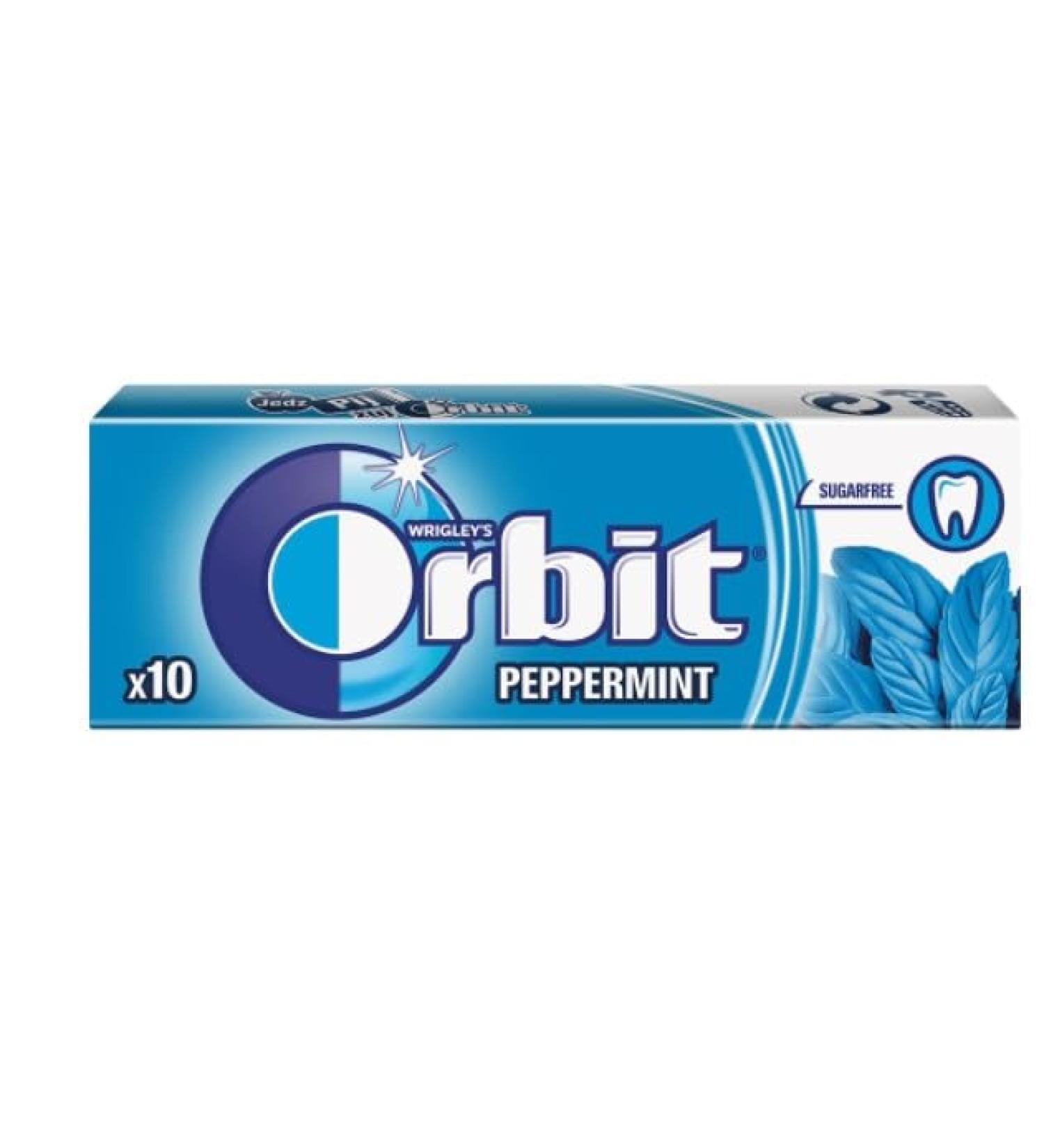 10-30 Packs of Original WRIGLEY'S Orbit/Extra Chewing Gum Packs Fresh Stock (Orbit Peppermint 20 Pack) Helps keep Teeth Clean And Mouth Fresh - Buy Online on GoSupps.com