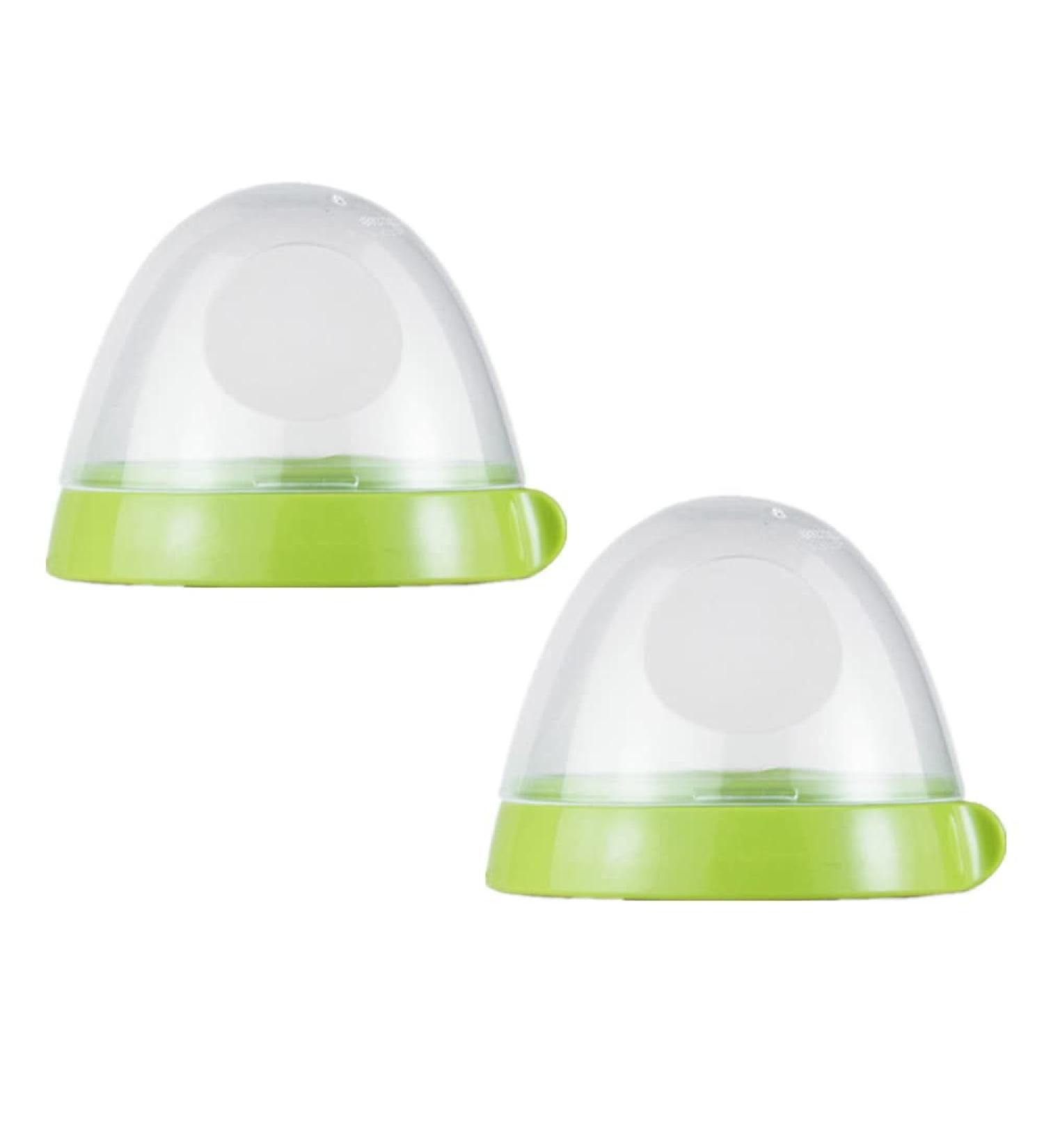 Comotomo Compatible Baby Bottle Caps & Collars Rings - 2 Pack Green - Buy Online on GoSupps.com