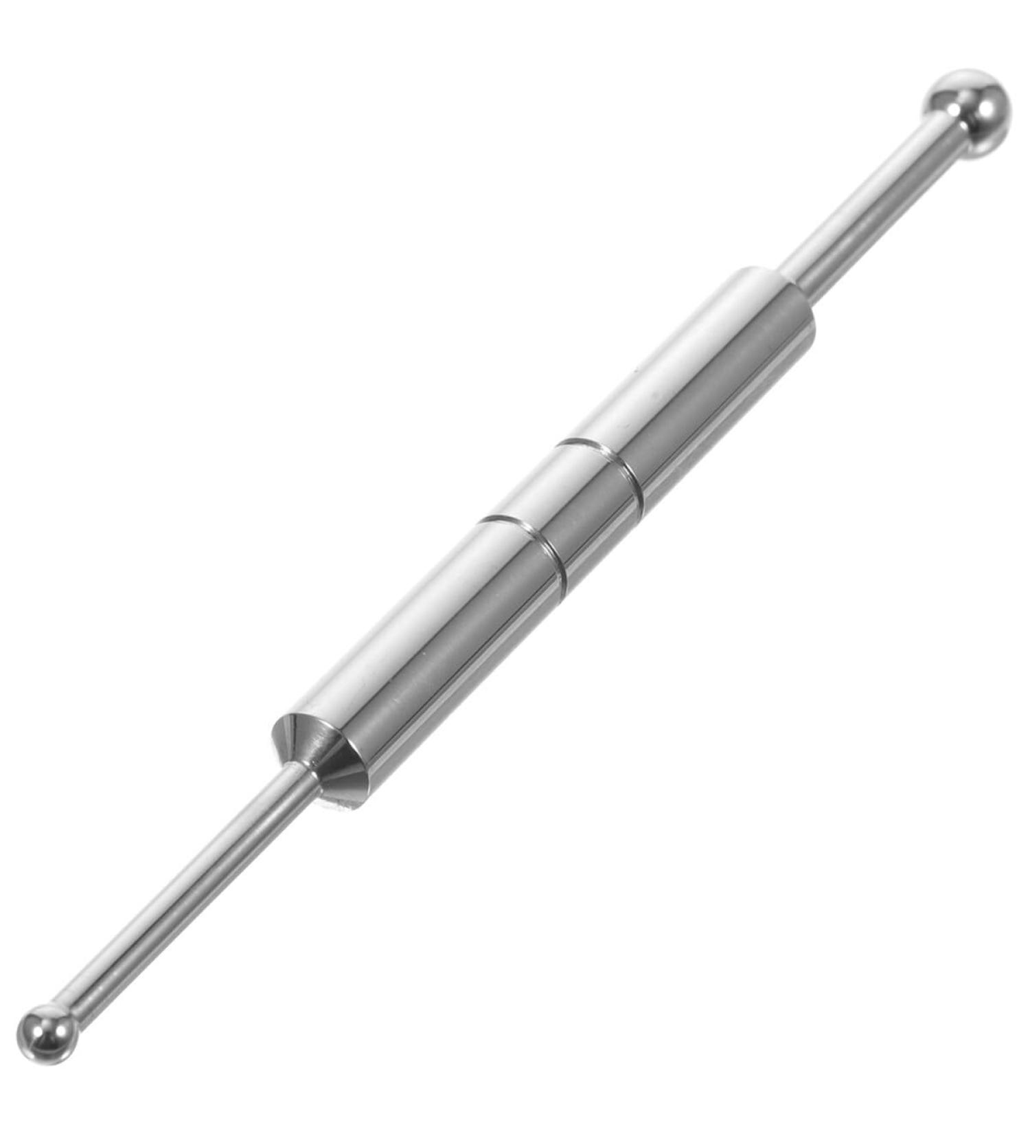 Fomiyes Stainless Steel Acupuncture Pen - Retractable Facial Reflex Zone Massager | Manual 304 Acupuncture Handbook - Buy Online on GoSupps.com