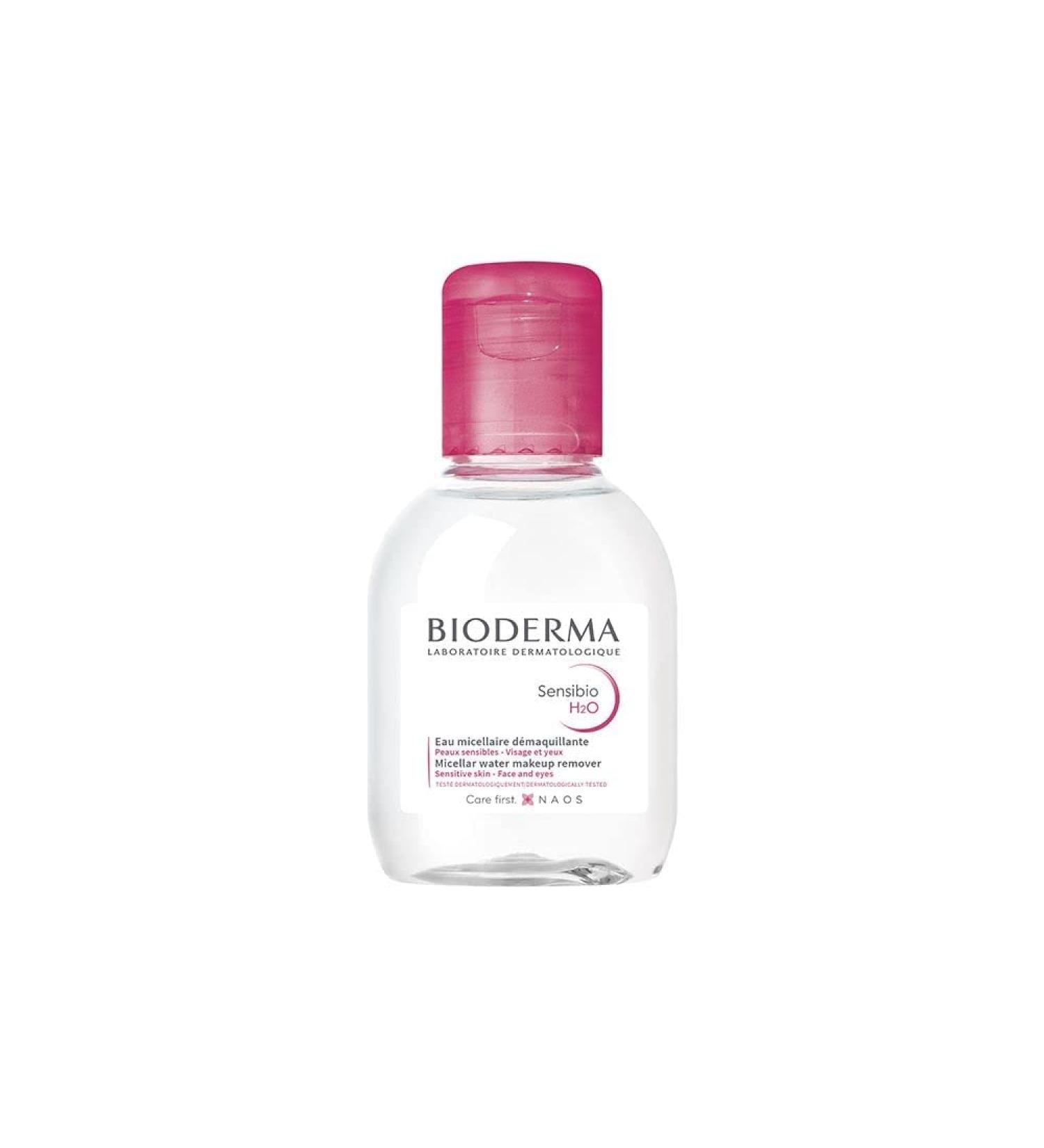Buy BIODERMA Sensibio H2O Cleansing Solution 100ml - Gentle Cucumber Cleanser for Sensitive Skin - International Shipping Available - Buy Online on GoSupps.com