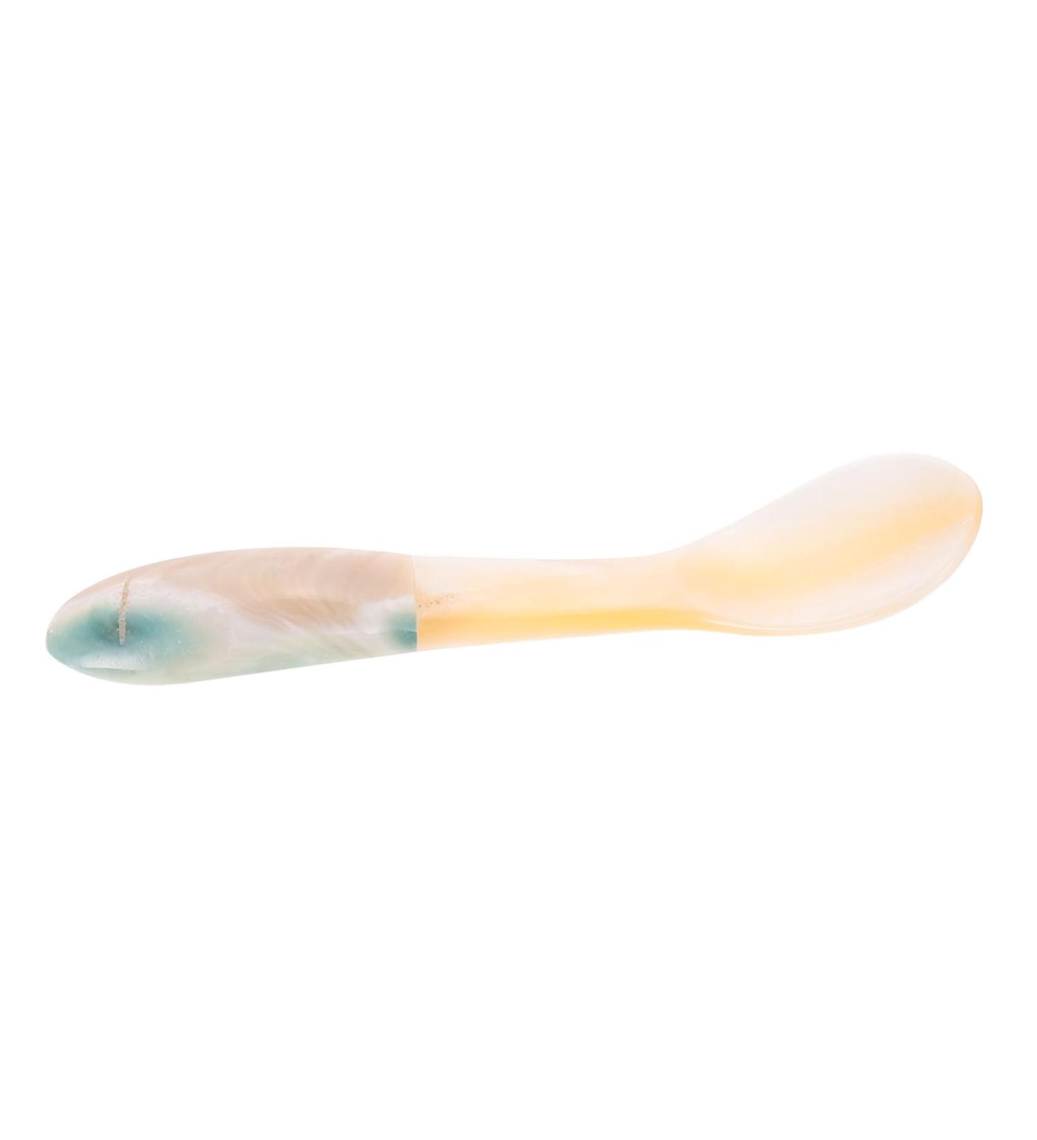  minkissy minkissy Set of 5 River Shell Spoons - Cosmetic Spatulas - Cream Spoon - Makeup Gadgets - Mini Mixing Spoons - For Cleaning Milk and Coffee - Buy Online on GoSupps.com