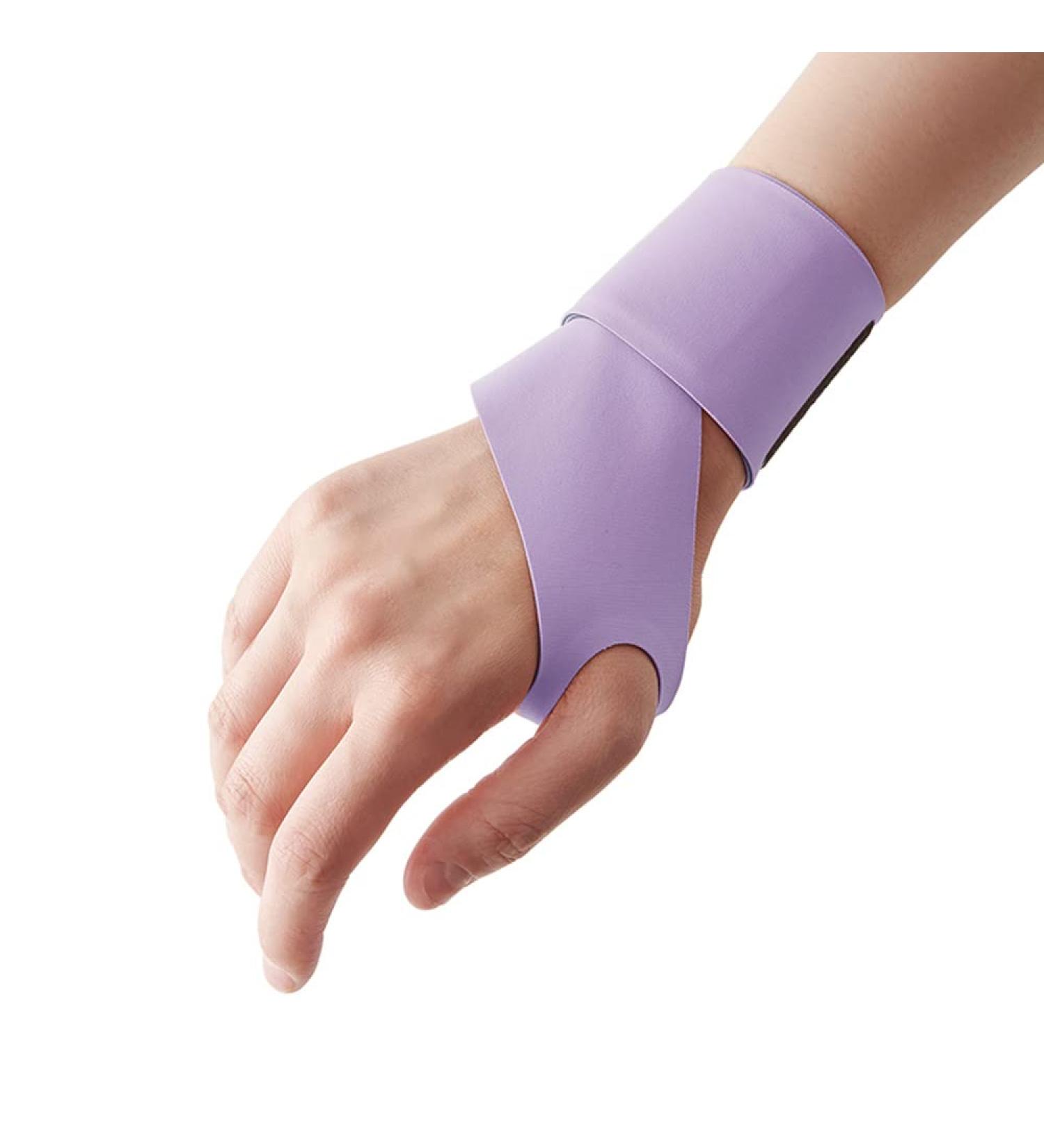 heybody Slim Air Wrist Support Strap | Fitness Daily Carpal Tunnel Arthritis Wrist Pain Relief Injury Prevention | Comfortable Fit | Elastic Material | Breathable Fabric (Lavender) - Buy Online on GoSupps.com