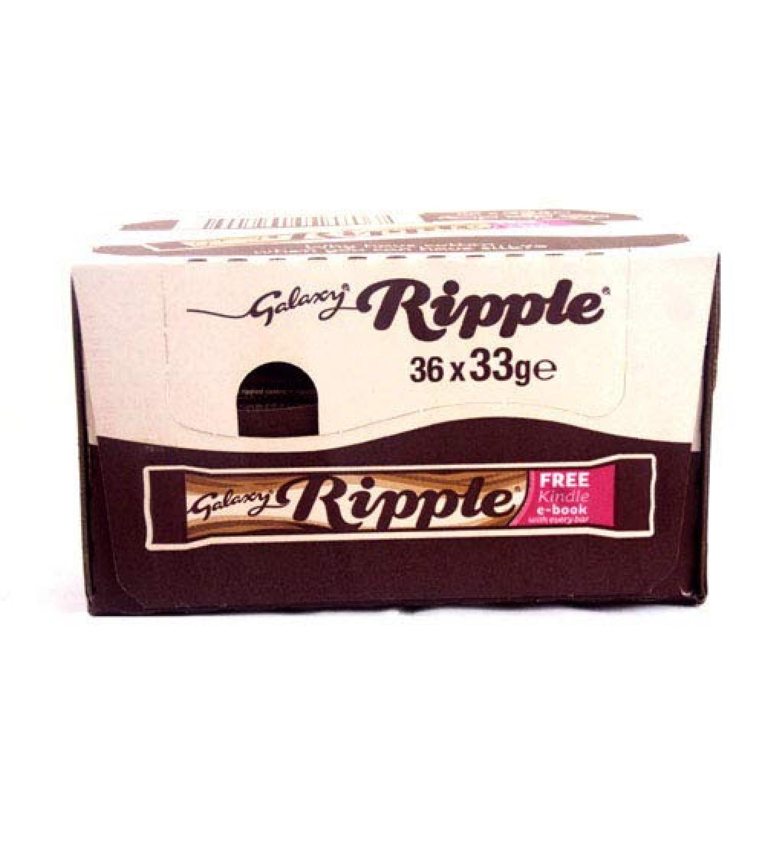 Galaxy Wavy Chocolate Bars 33g Pack of 33