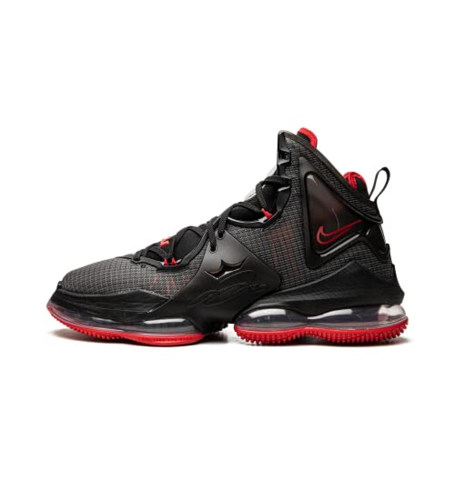 Nike Men's Lebron 19 Basketball Shoes - Black/University Red - Size 10 - Buy Online on GoSupps.com
