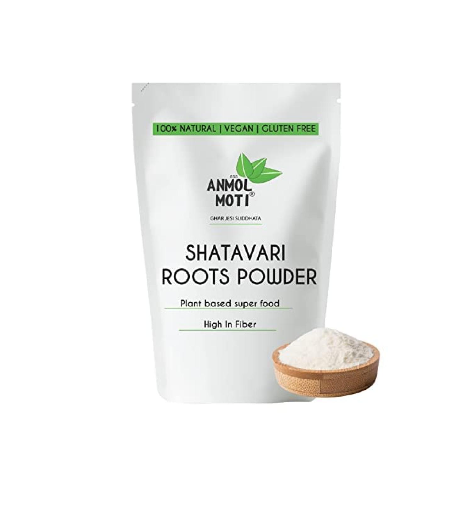 SHN ANMOL MOTI 555 Organic Shatavari Root Powder Asparagus (500 gram)