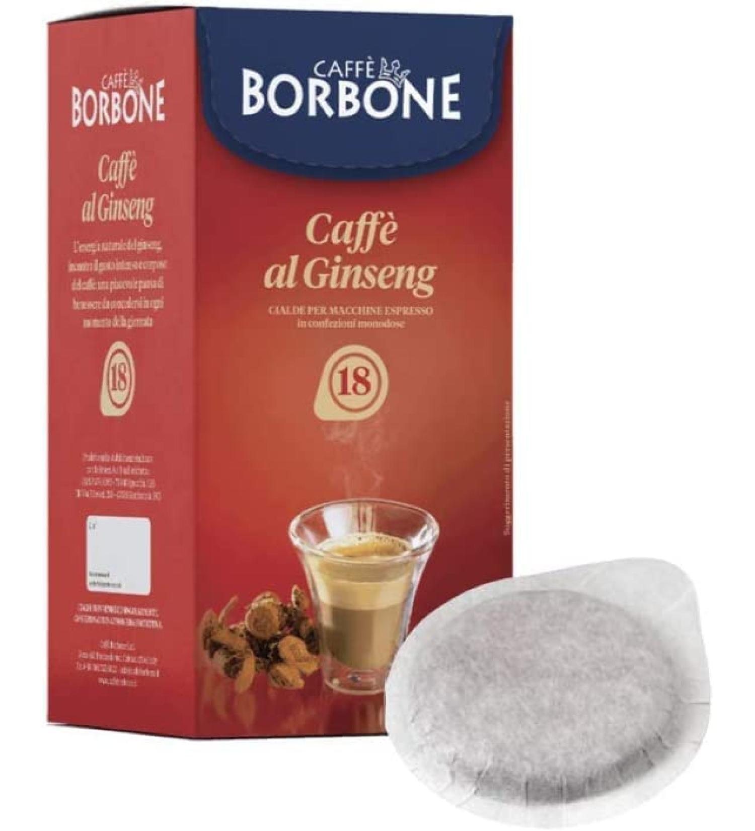 Borbone Set of 6 Coffee Pods with Filter Paper Ginseng ESE 44 mm Coffee
