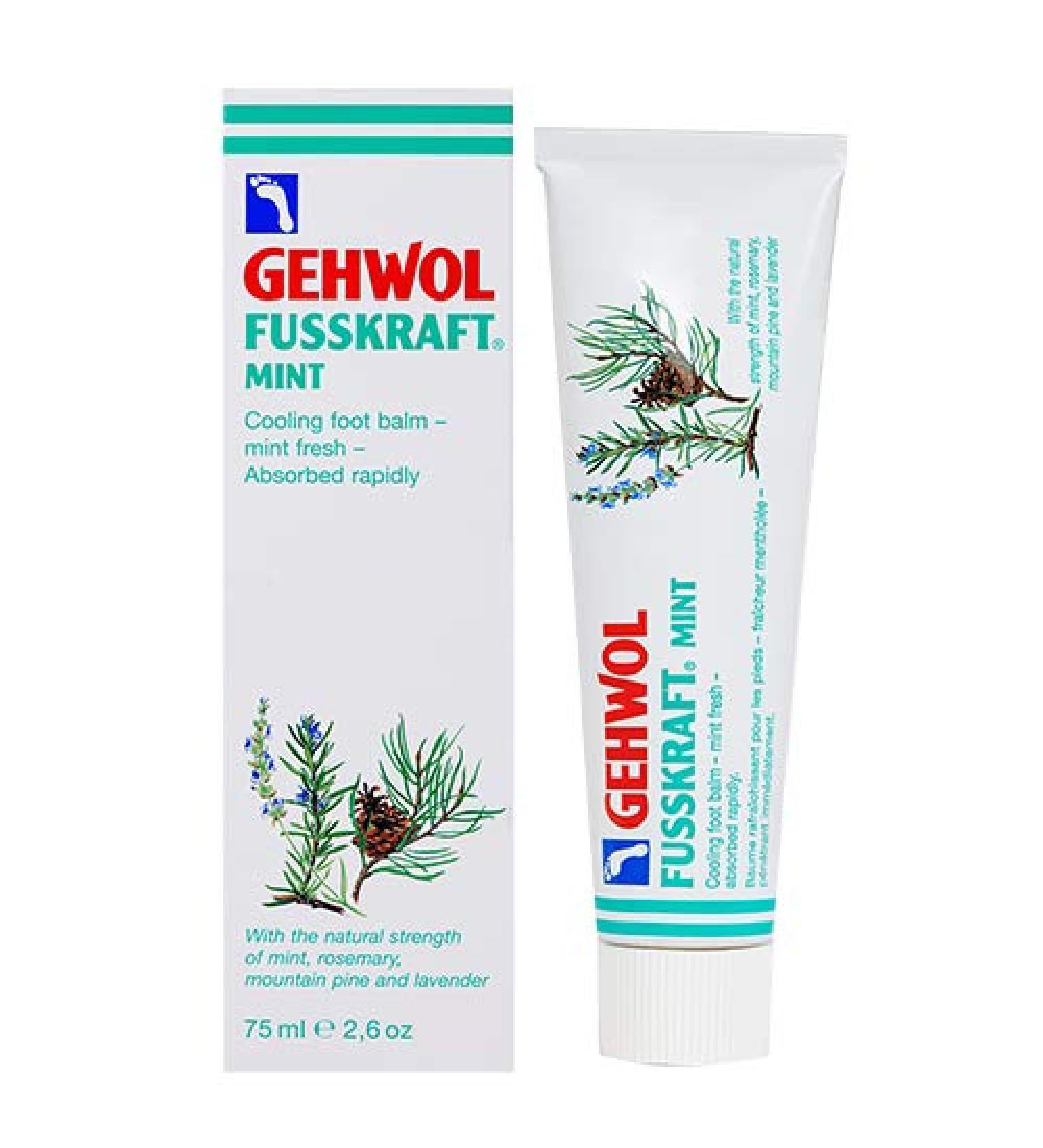 GEHWOL Mint Foot Cream 2.6 oz - Refreshing and Nourishing Formula - Buy Online on GoSupps.com