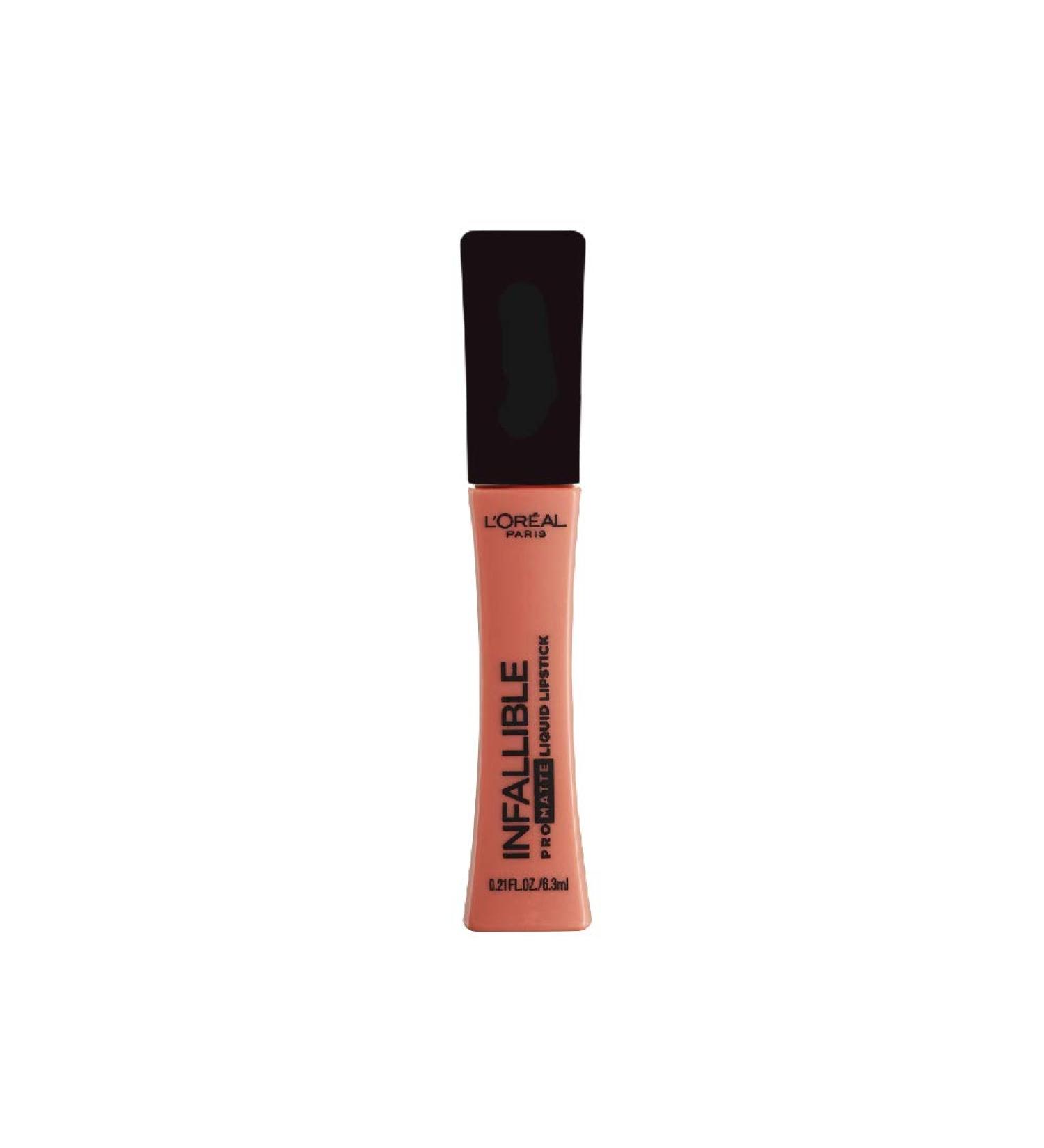 L'Orأ©al Infallible Pro-Matte Liquid Lipstick 354 Nudist - Long-Lasting, 0.21 fl oz (6.3 ml) - Buy Online on GoSupps.com