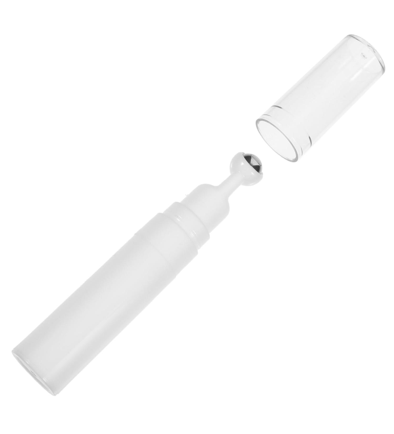 Mikinona Essential Oil Creami Eye Creams Cosmetics Applicator Refillable Cream Bottle Eye Cream Bottle with Roller Tool Essence Container White Travel Bottle Portable - Buy Online on GoSupps.com
