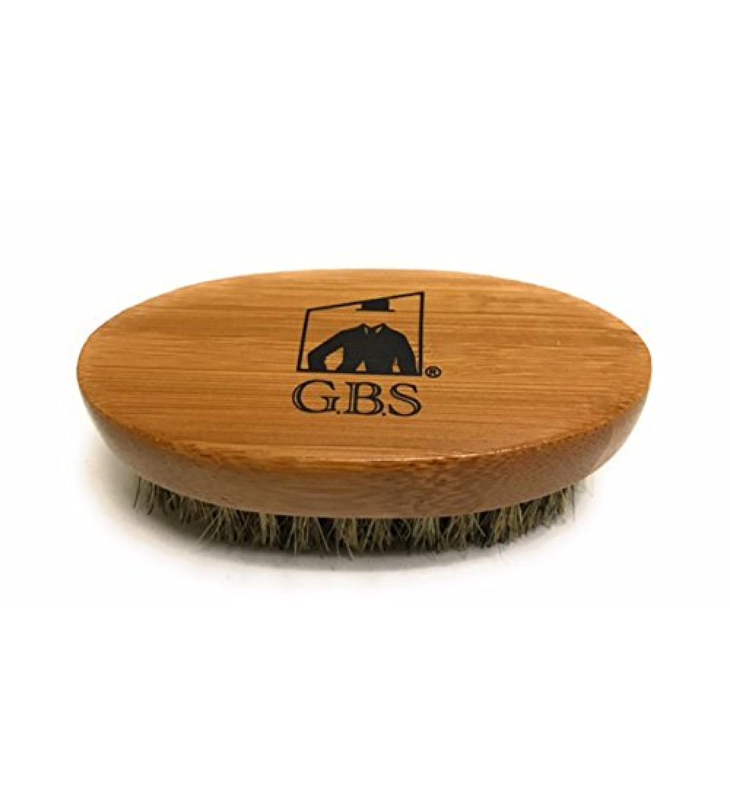 G.B.S Wooden Beard Brush with Firm Bristles for Men - Professional Grooming Tool to Soften and Style Facial Hair - Buy Online on GoSupps.com