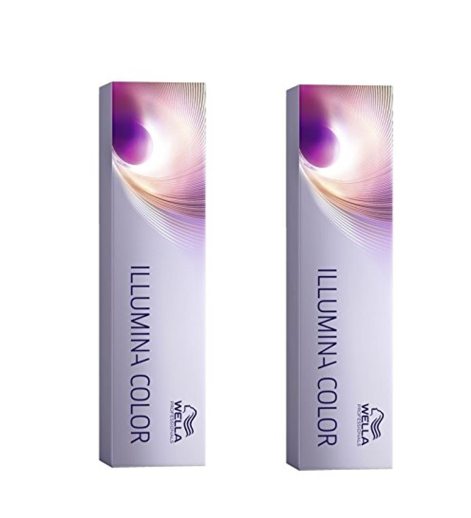 Wella 2x Illumina Color 10/ Light Blonde Pure 60 Ml