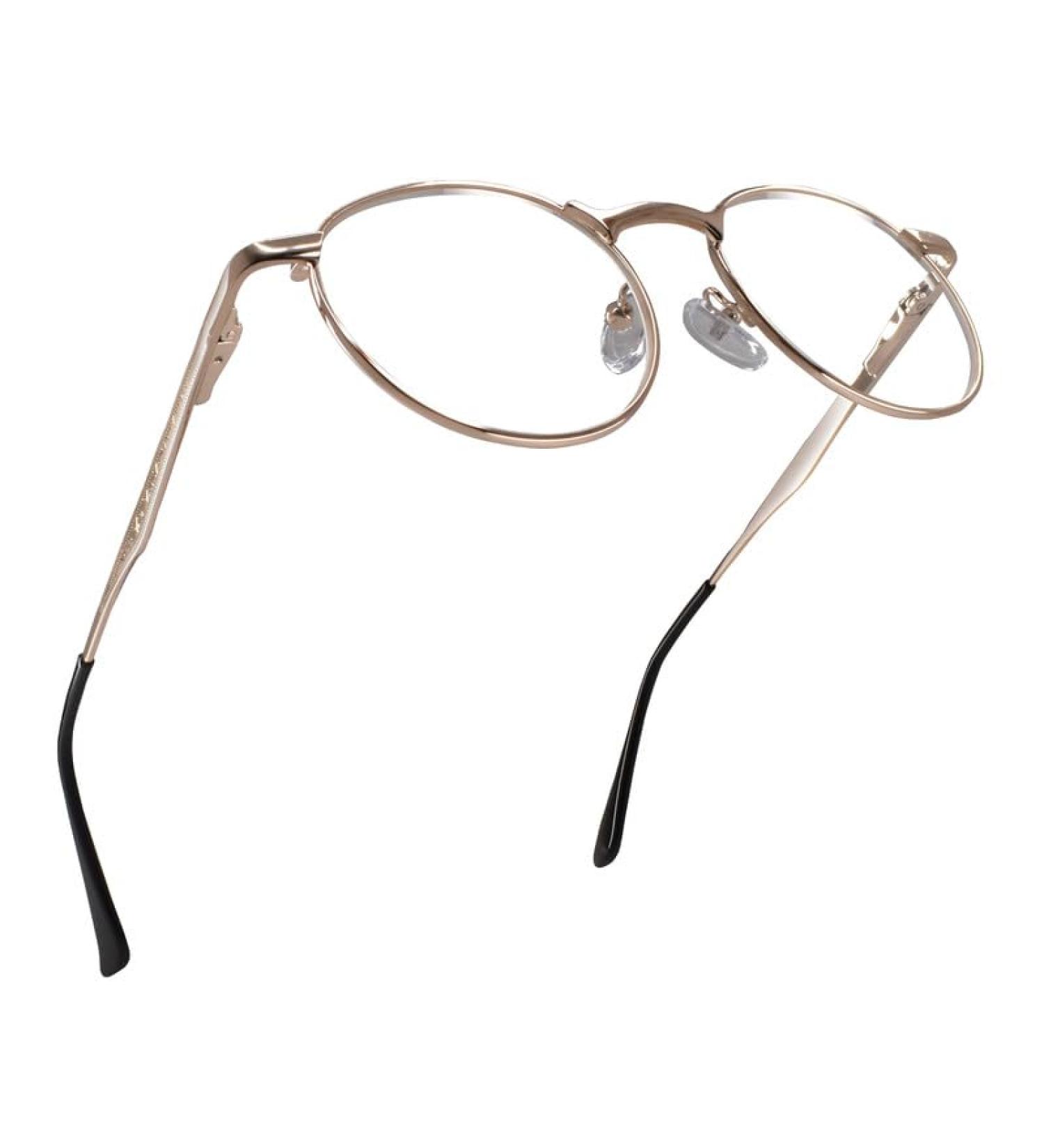 2SeeLife Gold Metal Rim Reading Glasses for Men & Women | Stylish & Durable 1.5x Readers | Comfortable Fit for All Face Shapes - Buy Online on GoSupps.com