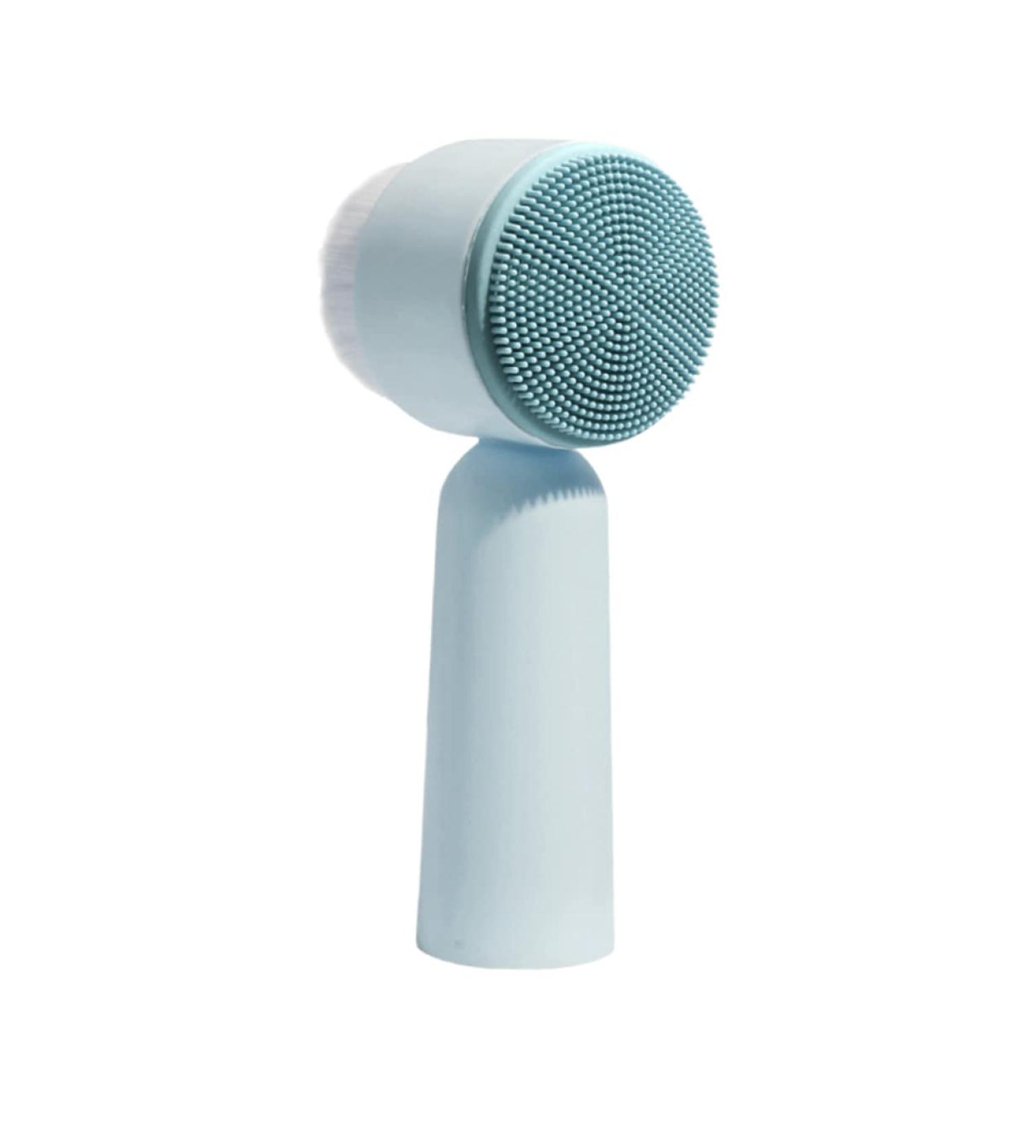 Handheld Silicone Facial Brush for Deep Pore Cleaning - 5.5x12.5cm | International Shipping Available - Buy Online on GoSupps.com