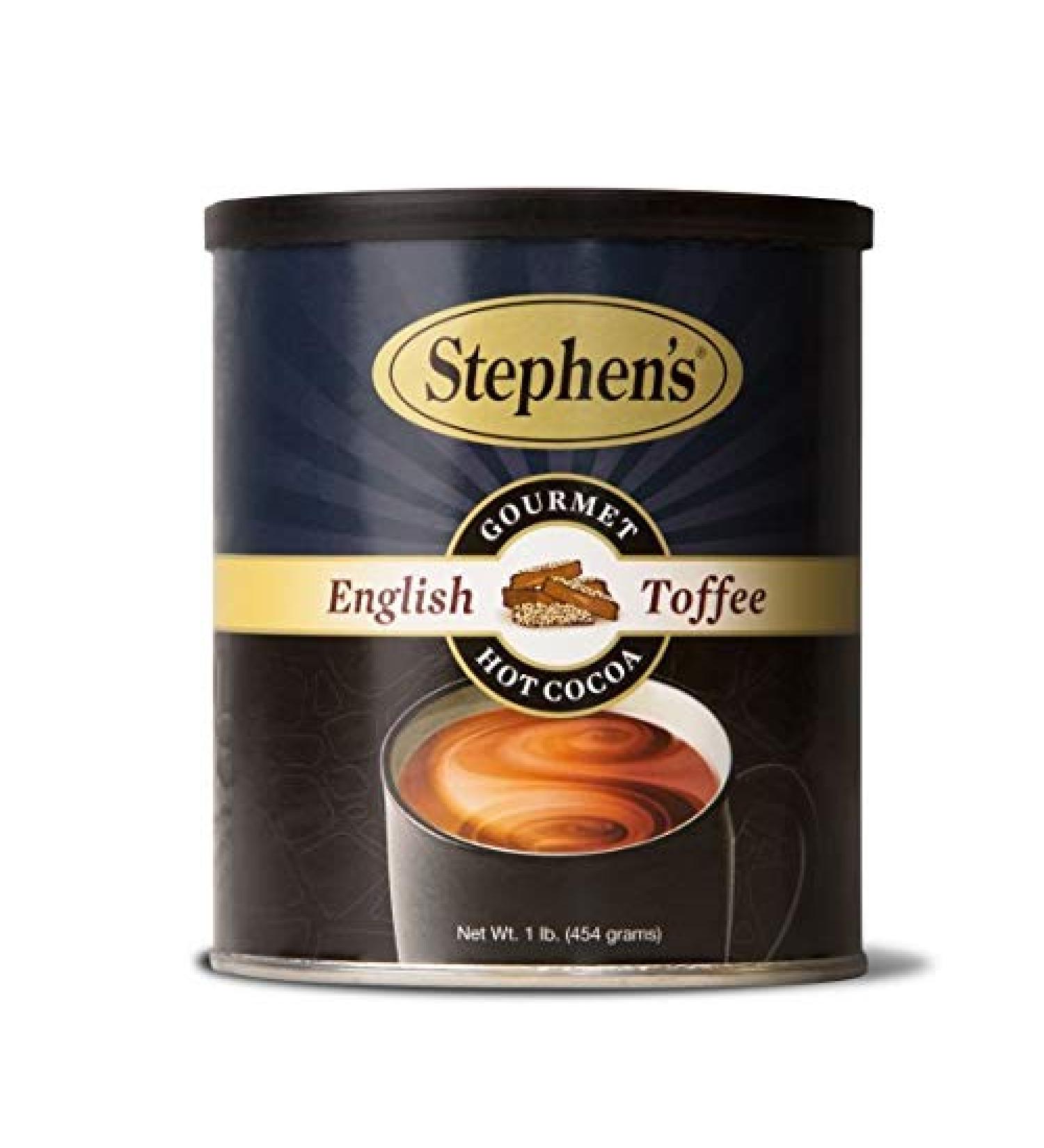 Stephen's Gourmet English Toffee Cocoa  1 lb Canister English Toffee Cocoa 1 Pound (Pack of 1) - Buy Online on GoSupps.com