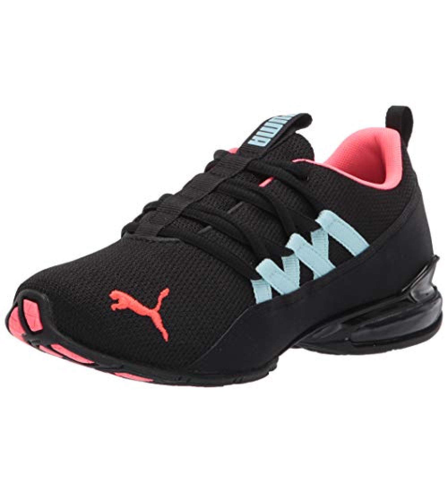 PUMA Women's Riaze Prowl Sneaker 9 - Black/Pink/Aquamarine - Buy Online on GoSupps.com
