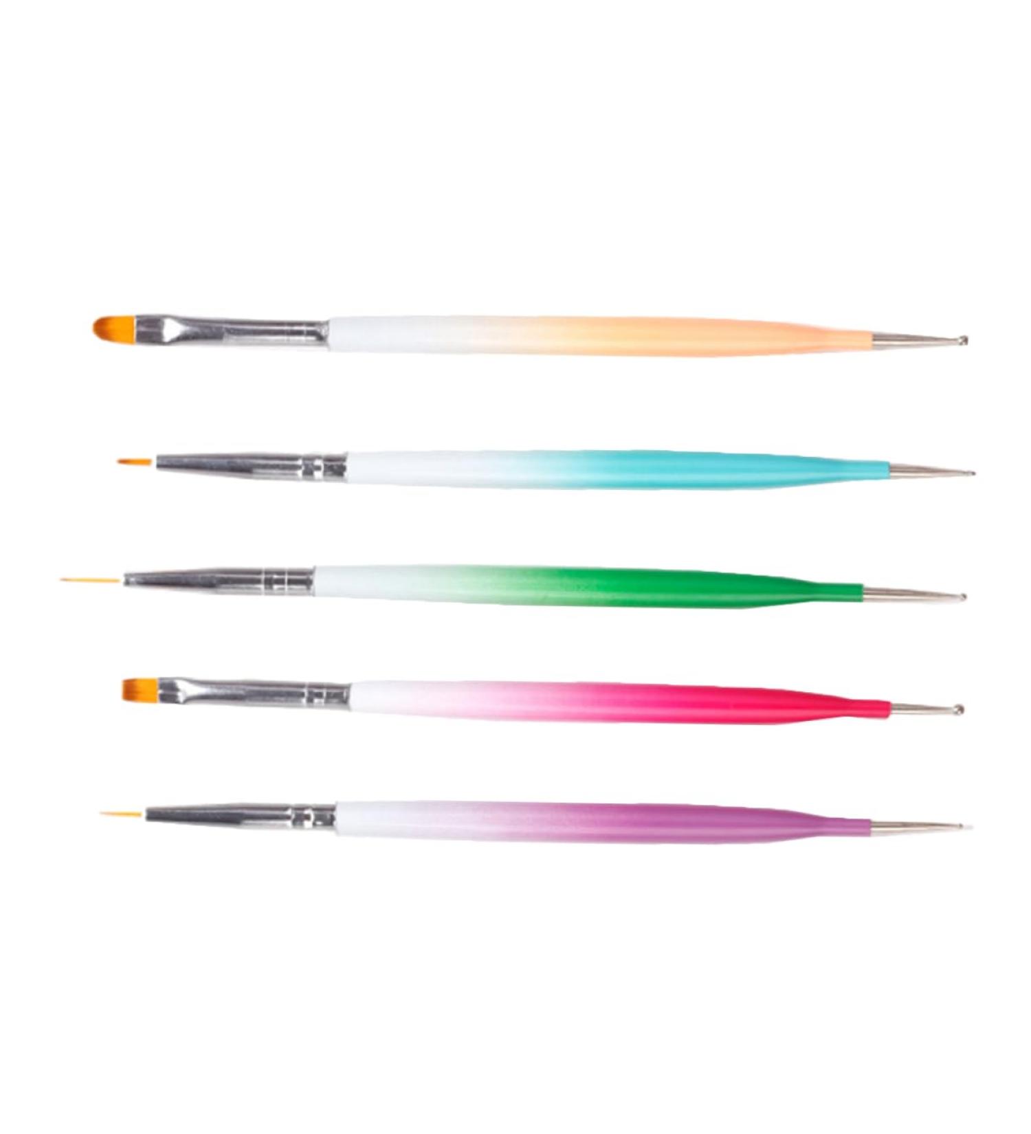 DOITOOL 3 Sets Nail Pen Manicure Pen Nail Drawing Brush Nail Brushes Nail Dotting Pens Manicure Tools Nail Art Diy Tool Manicure Painting Brushes Nail Gel Pens Portable Abs Painting Pen - Buy Online on GoSupps.com