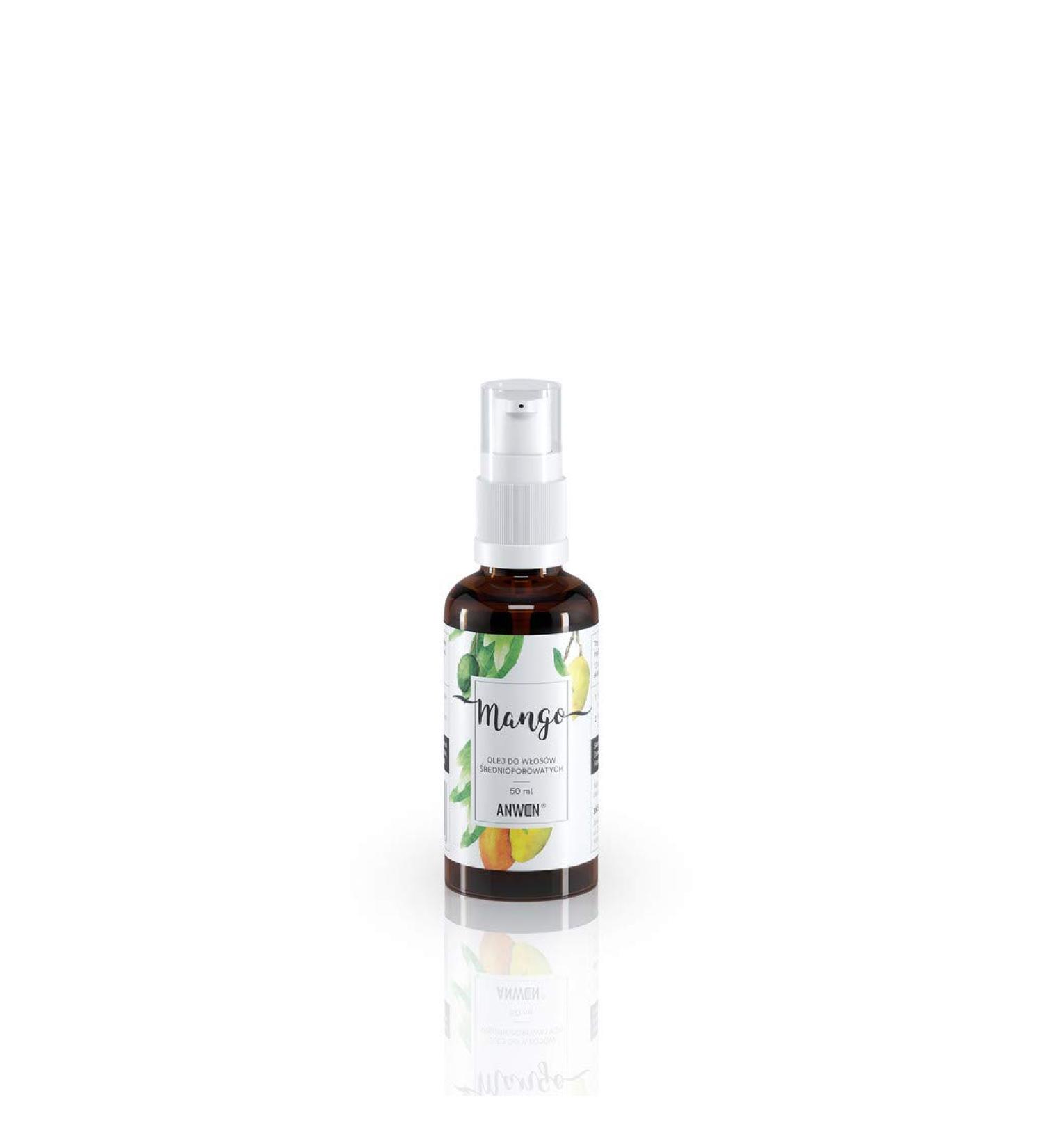 Using oil for medium porosity hair