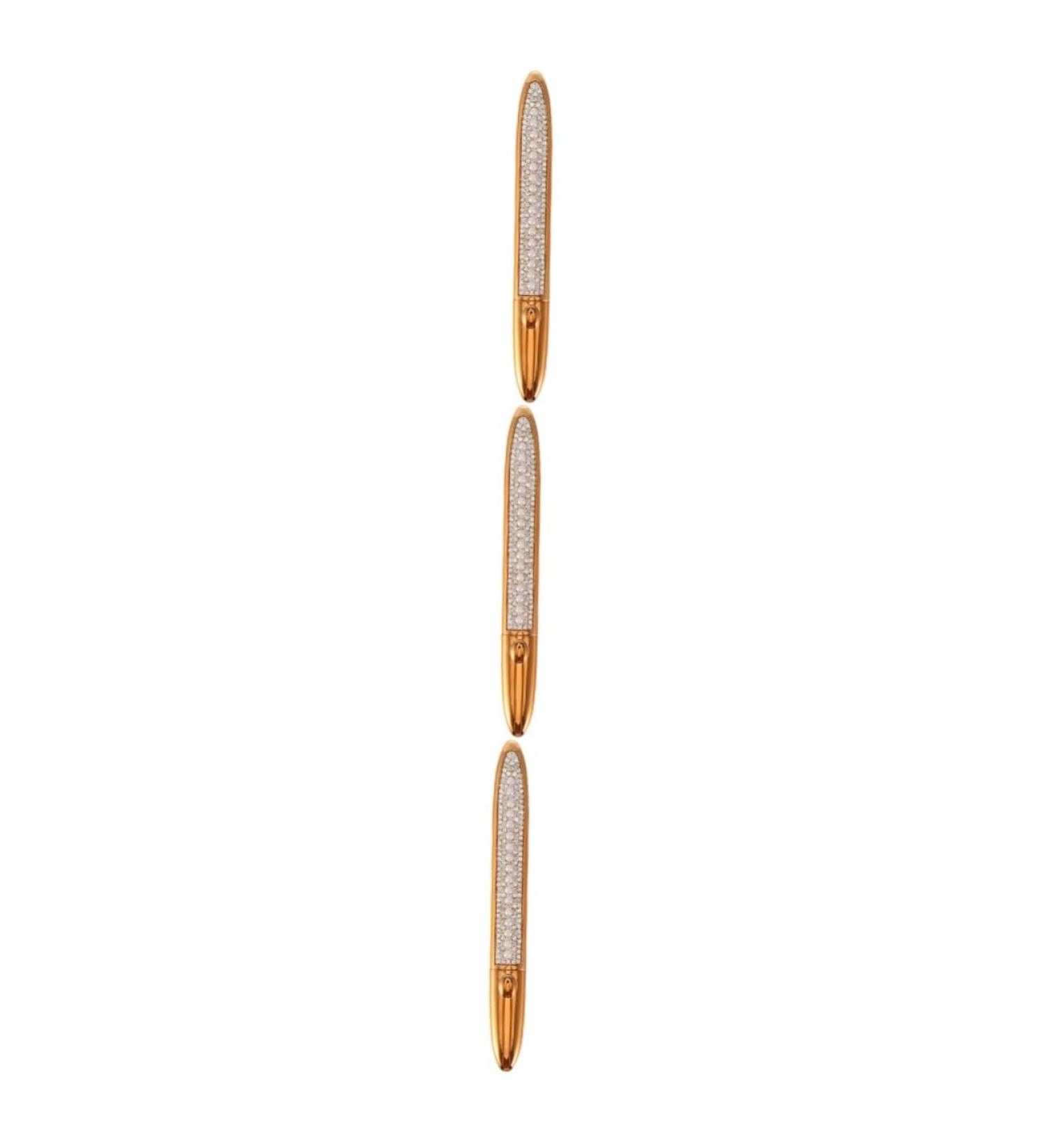 SOESFOUFU 3pcs Self Adhesive Mascara Self-adhesive Eye Liner Makeup Tools No Blooming Eye Liner Plastic Golden - Buy Online on GoSupps.com