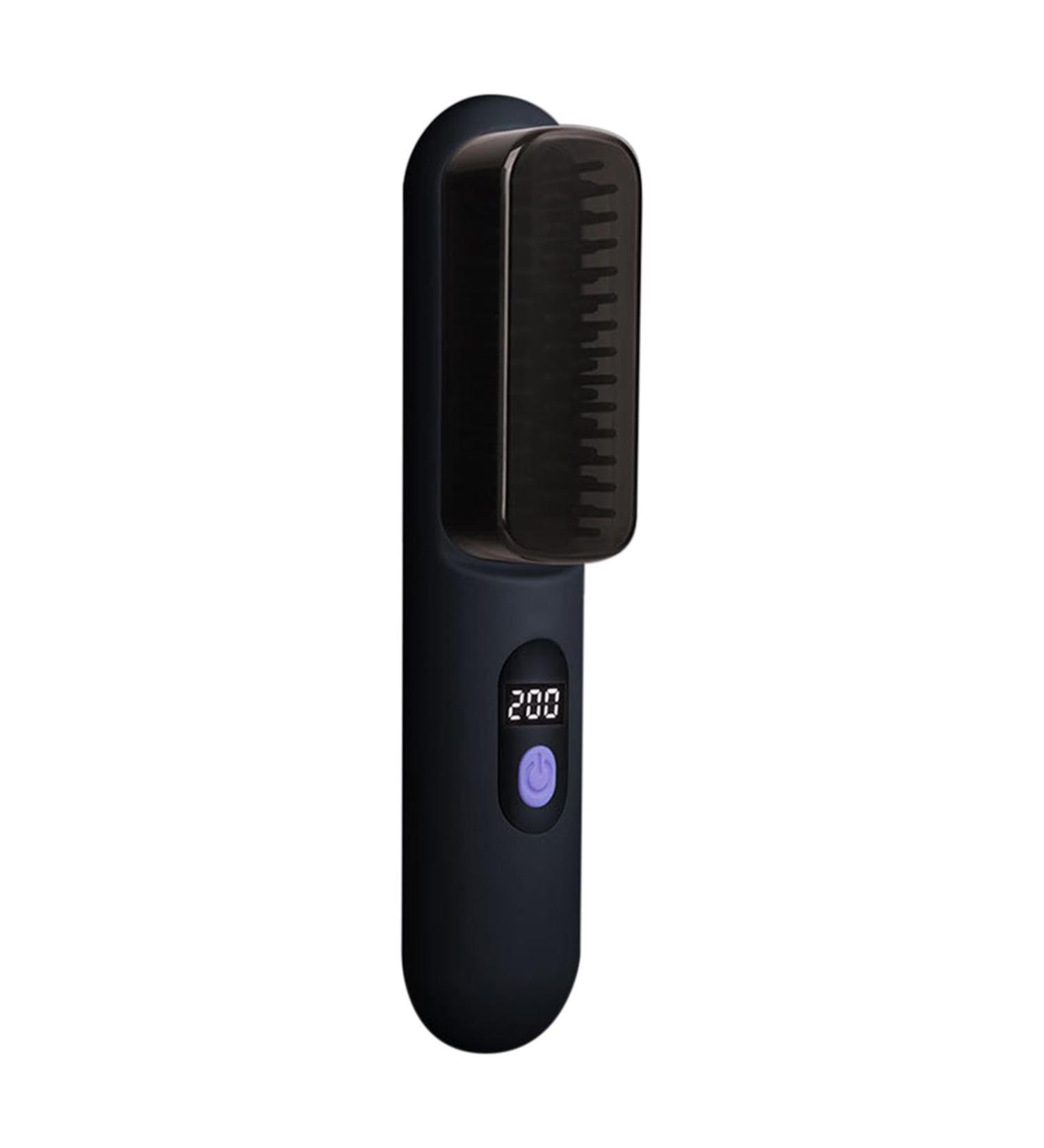 Hair Straightener Brush - Portable USB Charging Styling Comb for Frizz-Free Hair - International Shipping Available - Buy Online on GoSupps.com