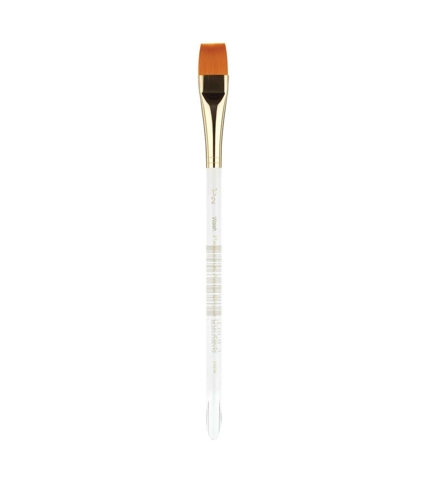 Princeton Artist Brush Co. Lauren Series 4350 Short Wash Size 1/2 Golden Synthetic Paintbrush - Buy Online on GoSupps.com